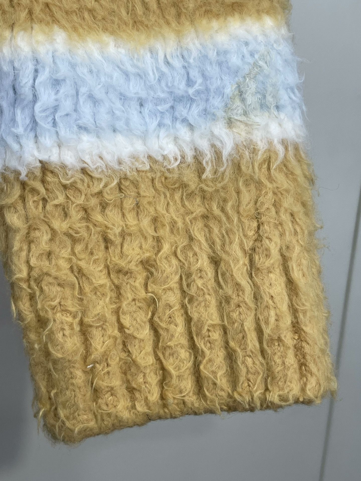 Celine Celine Blue Yellow Stripe Knit Sweater Size S / US 4 / IT 40 - 5 Thumbnail