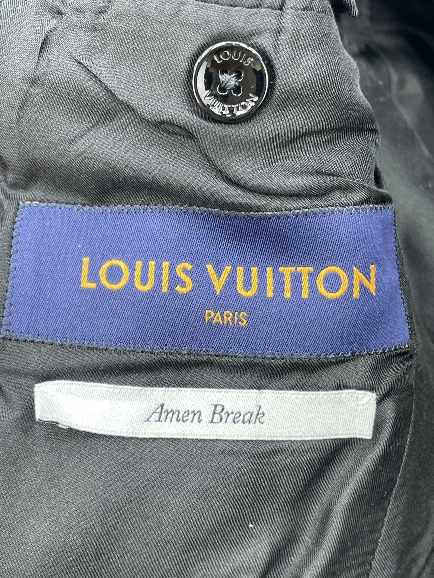 Louis Vuitton LV Black Showpiece Suit Jacket Size US M / EU 48-50 / 2 - 6 Thumbnail
