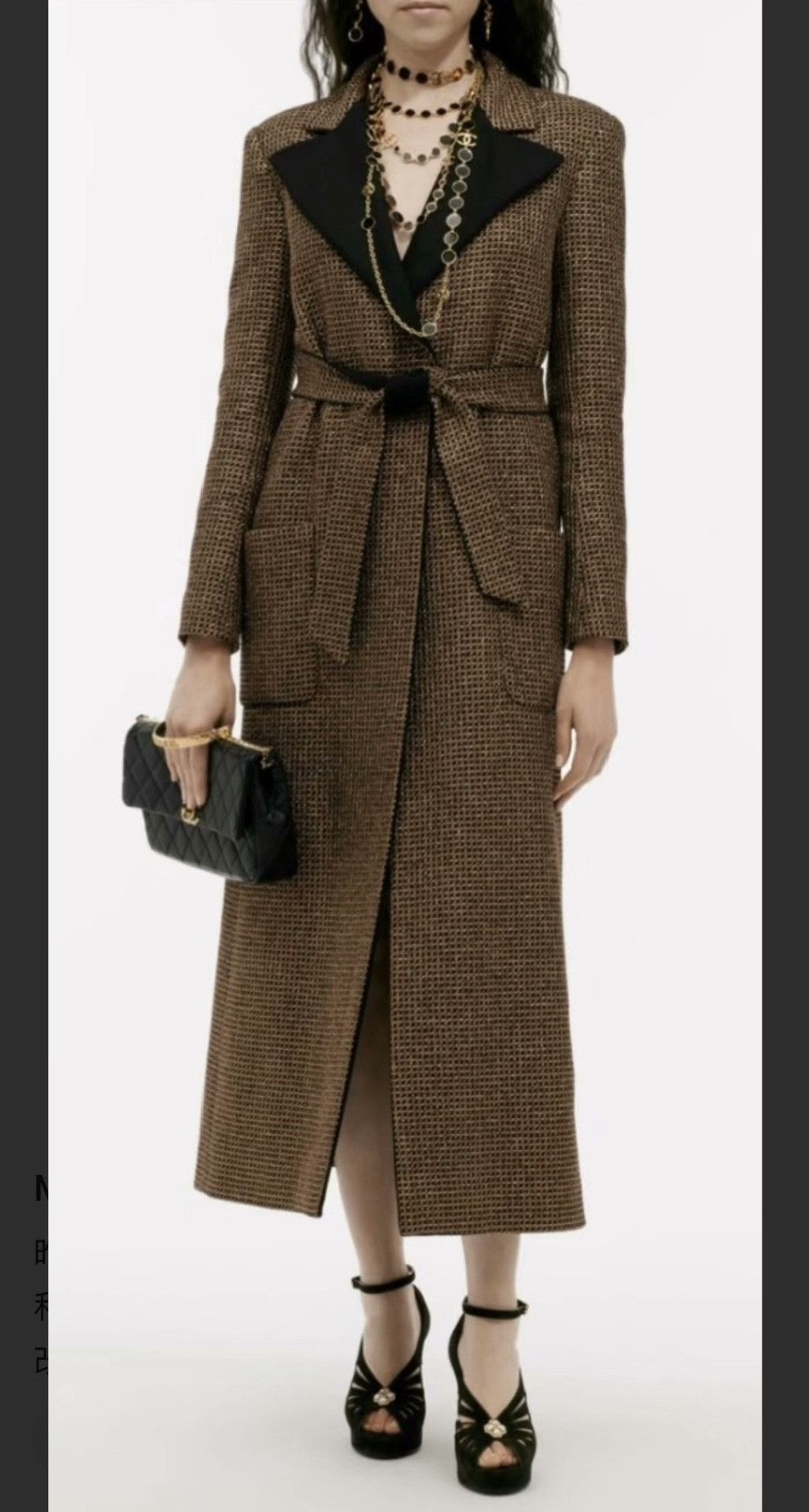 Chanel Chanel 24C Gold Yarn Belted Coat Size XXS / US 00 / IT 34 - 9 Thumbnail