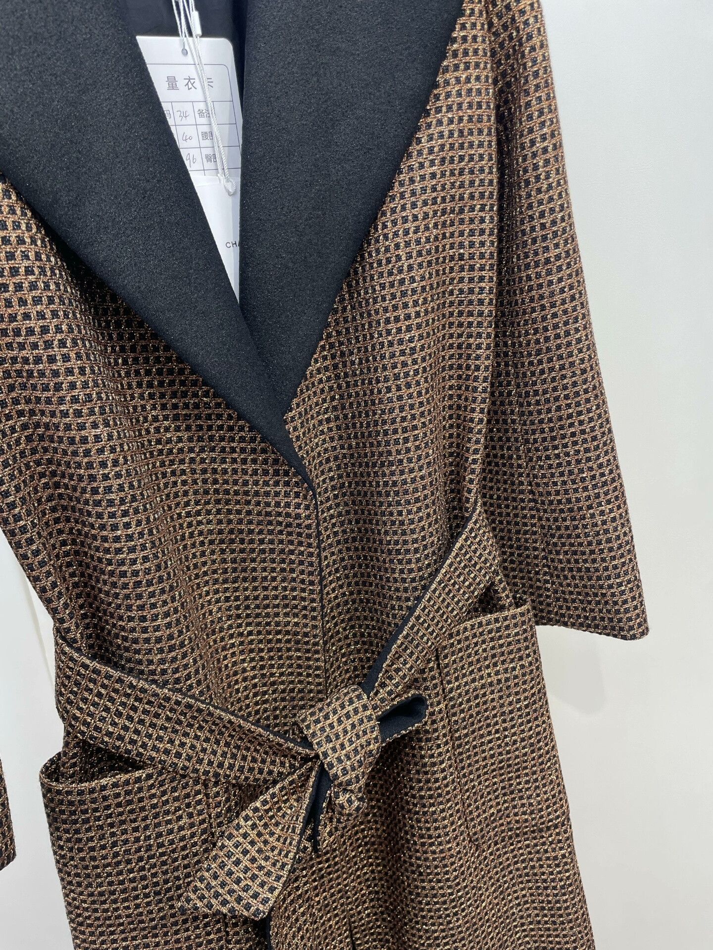Chanel Chanel 24C Gold Yarn Belted Coat Size XXS / US 00 / IT 34 - 4 Thumbnail