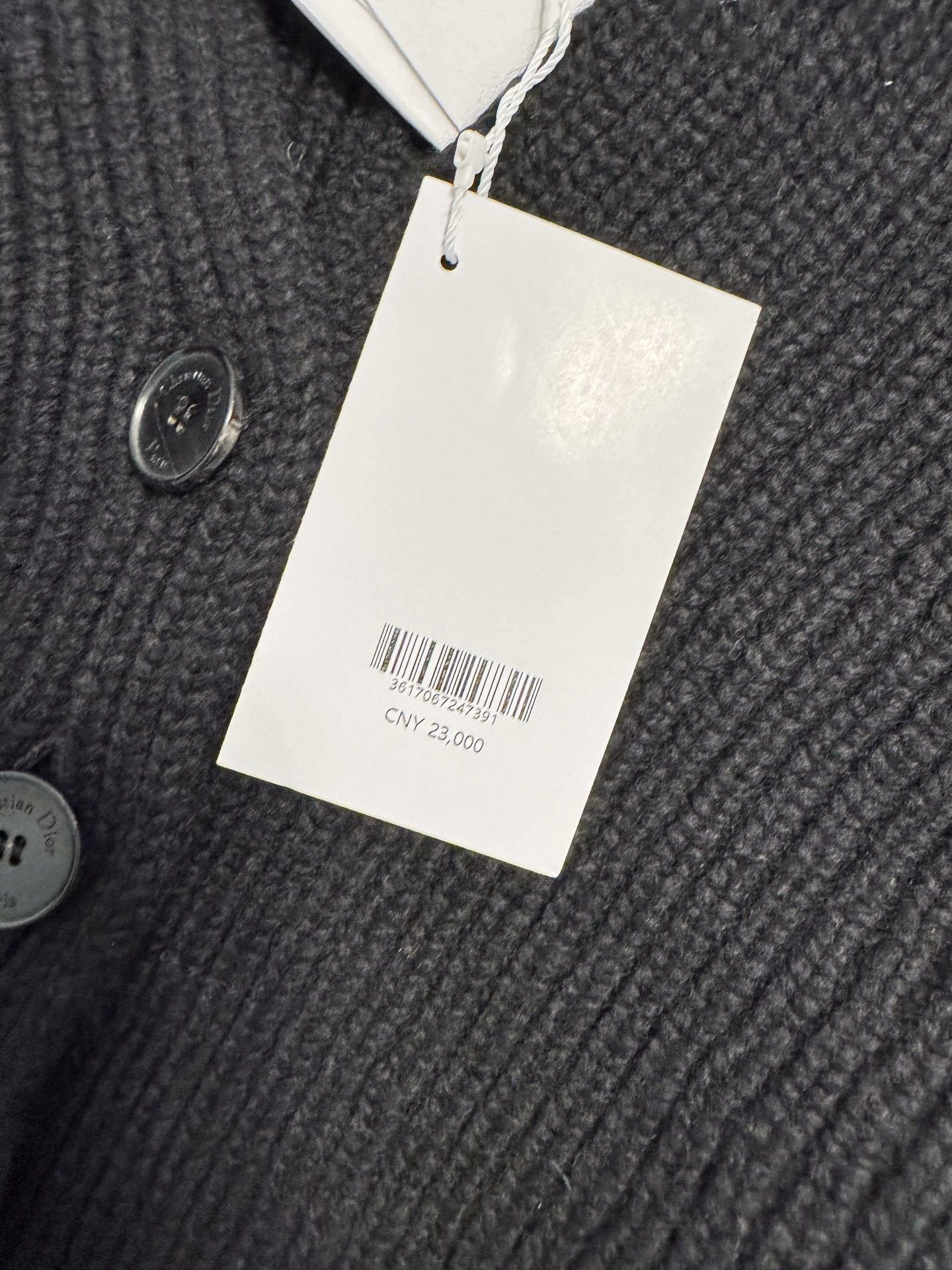 Dior Dior Fall 2025 Black Knit Jacket S Size S / US 4 / IT 40 - 5 Thumbnail