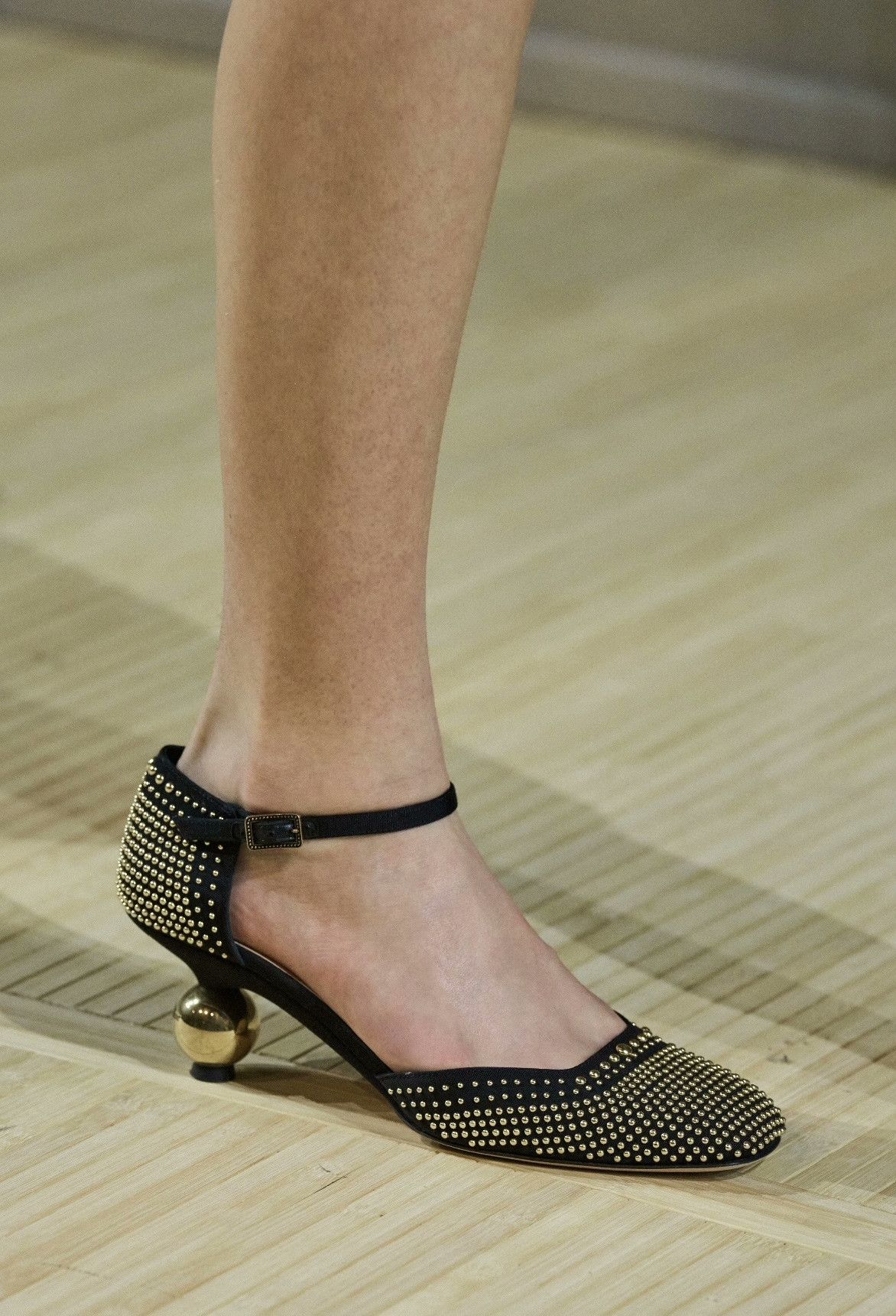 Dior Dior Runway Gold Ball Heel Pumps Size US 6 / IT 36 - 9 Thumbnail