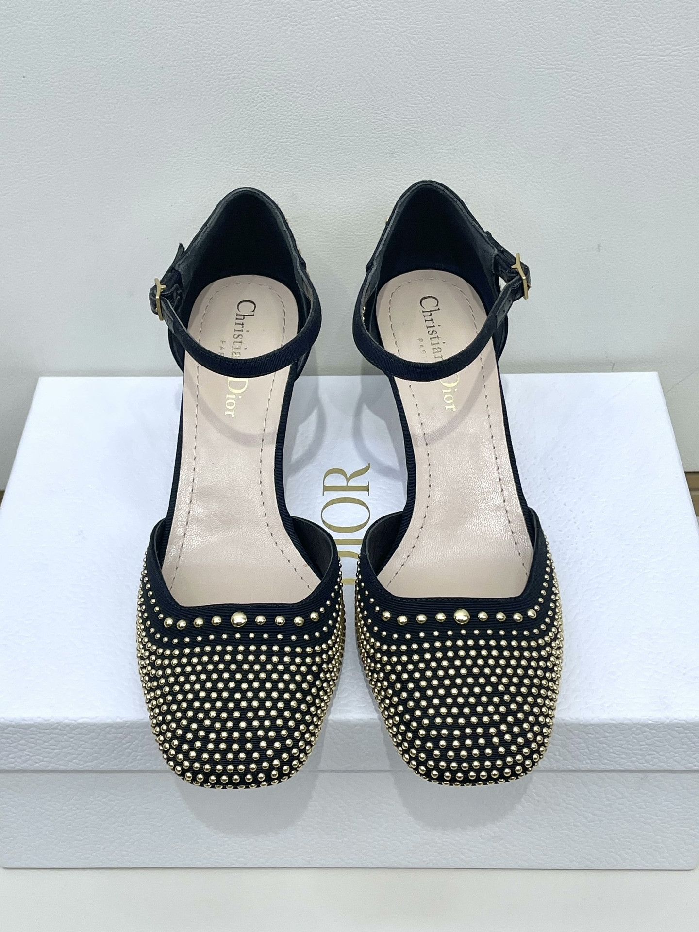 Dior Dior Runway Gold Ball Heel Pumps Size US 6 / IT 36 - 2 Thumbnail