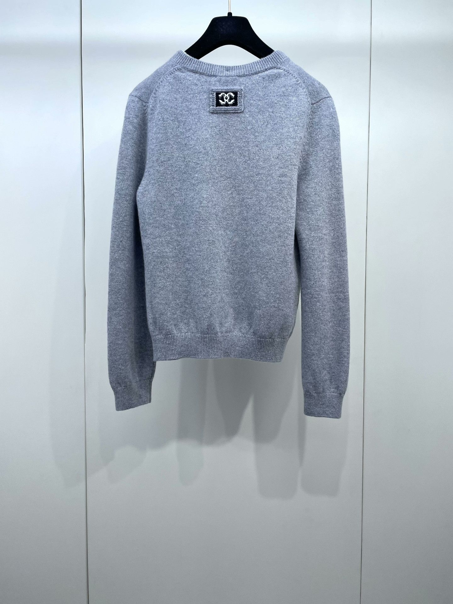 Chanel Chanel 26P Gray-White Cashmere Knit Size S / US 4 / IT 40 - 4 Thumbnail