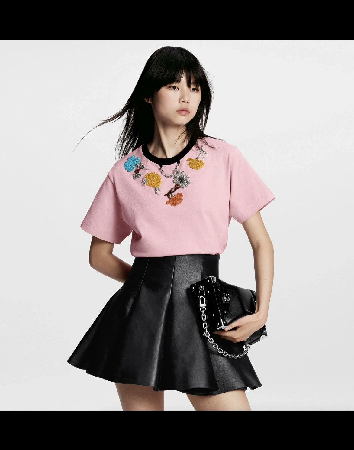 Louis Vuitton LV 2024 SS Embroidered Floral Tee Size XS / US 0-2 / IT 36-38 - 8 Thumbnail