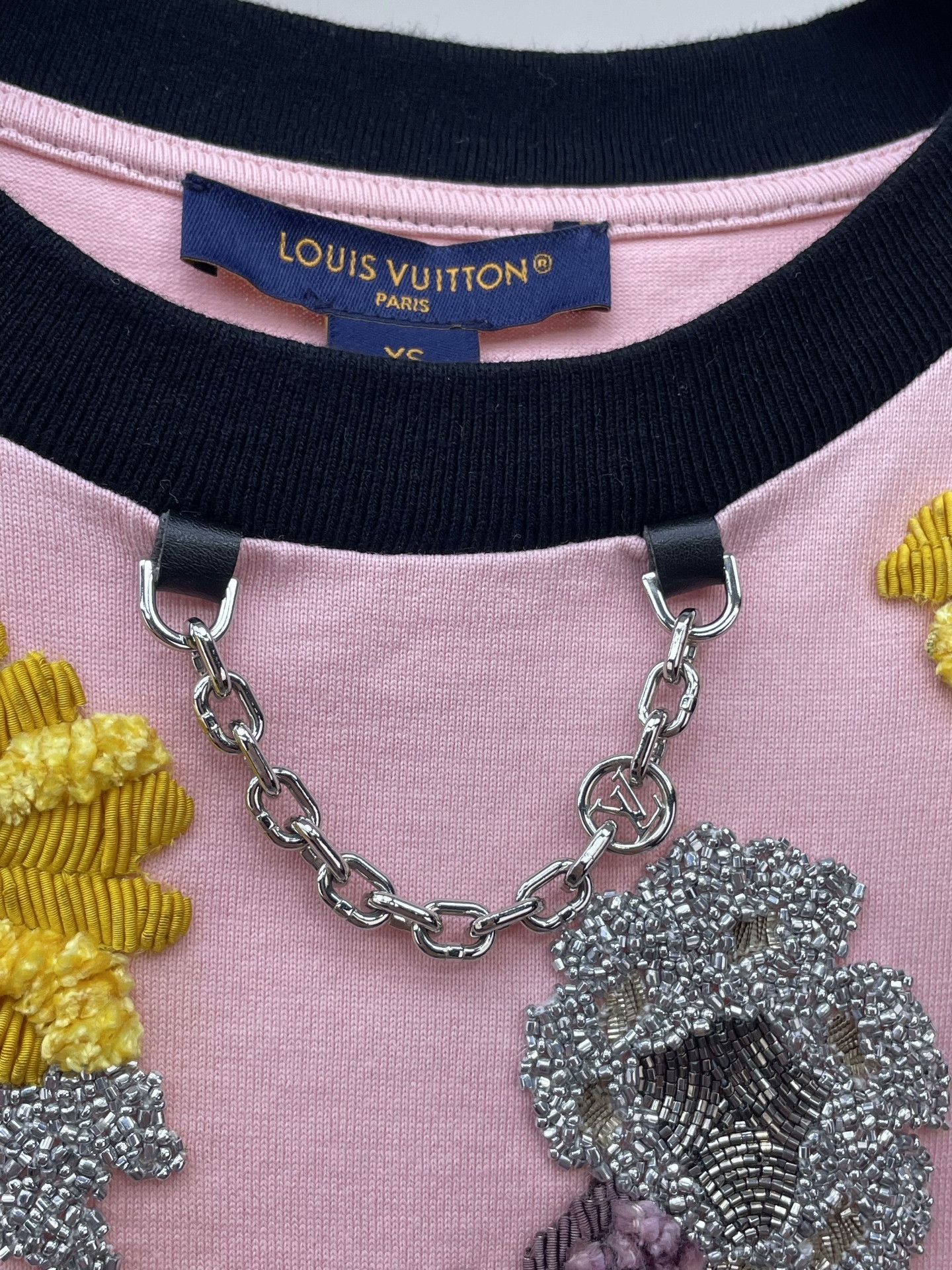 Louis Vuitton LV 2024 SS Embroidered Floral Tee Size XS / US 0-2 / IT 36-38 - 3 Thumbnail