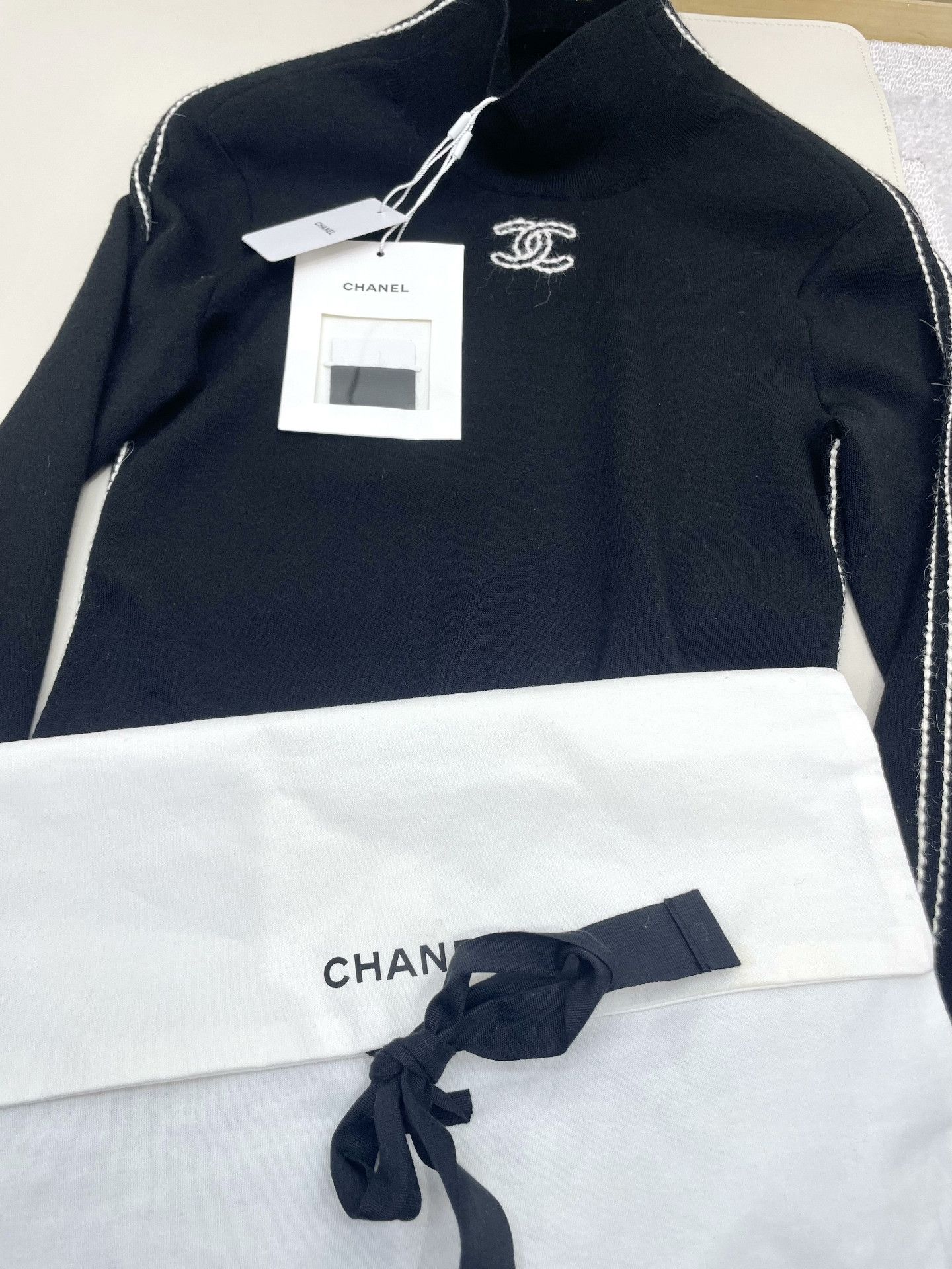 Chanel Chanel 25N Ski Mock Neck Base Layer Size XXS / US 00 / IT 34 - 4 Thumbnail