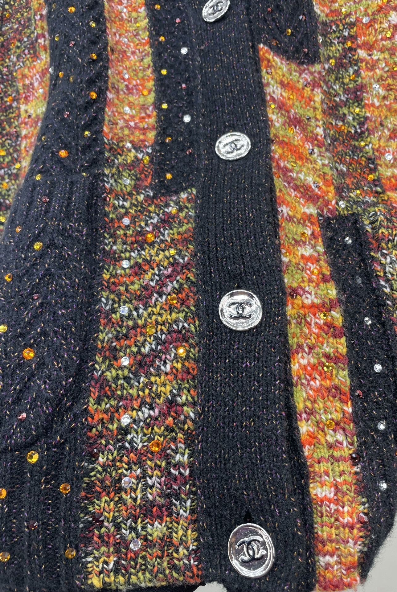 Chanel Chanel 23A Embellished Knit Cardigan Size XS / US 0-2 / IT 36-38 - 4 Thumbnail