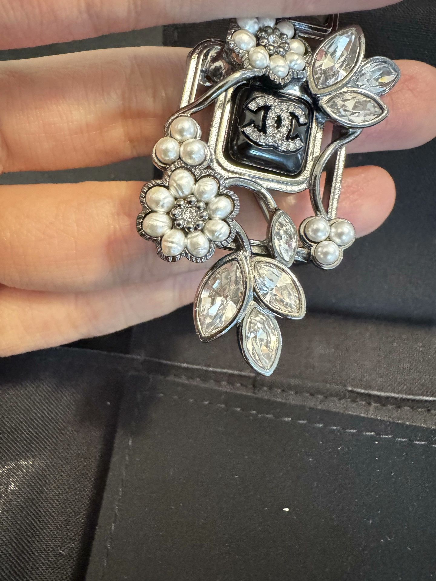 Chanel Chanel Floral Perfume Bottle Brooch Size ONE SIZE - 3 Thumbnail