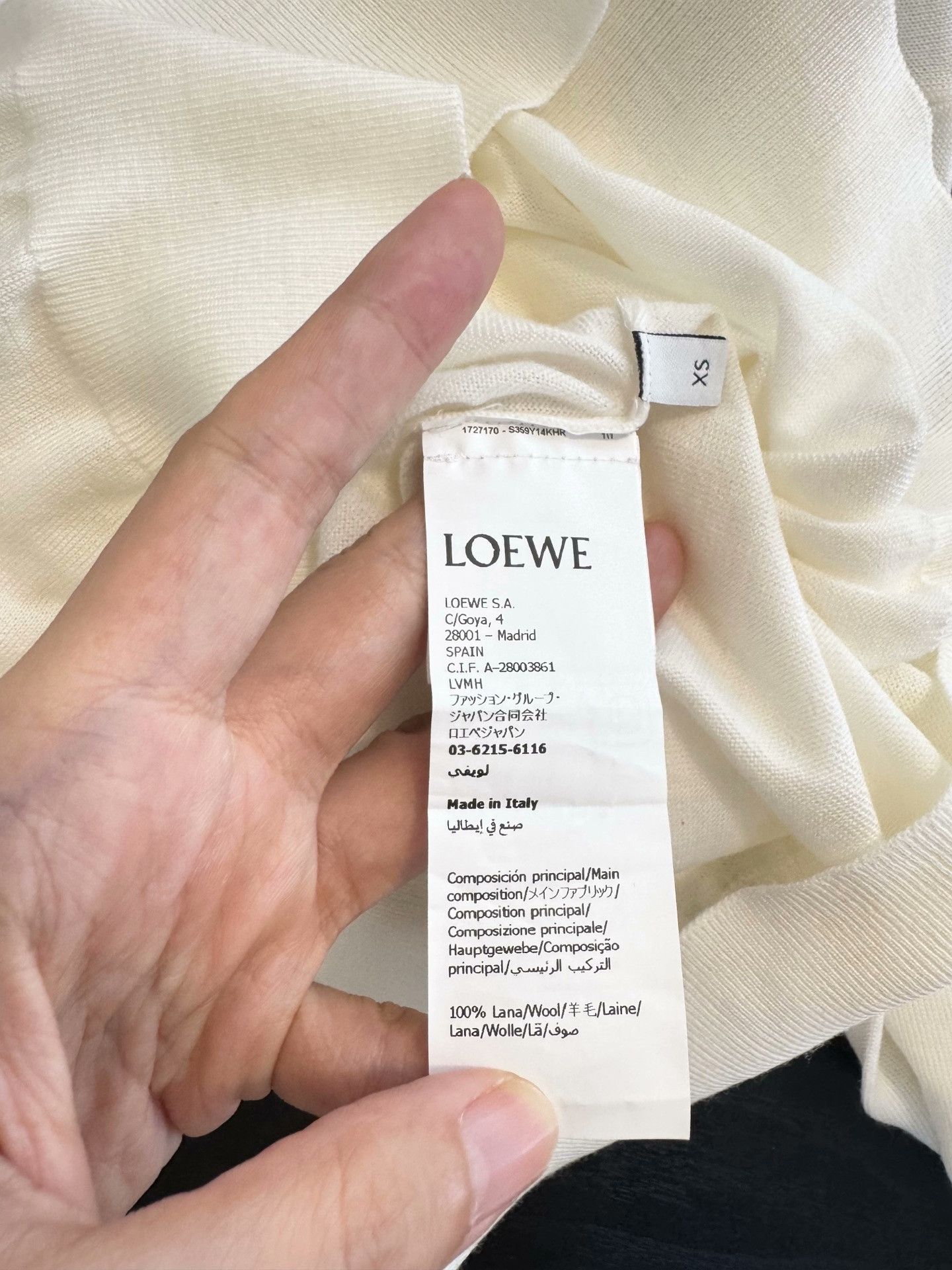 Loewe Loewe 2025 New Knit Top XS Loose Size XS / US 0-2 / IT 36-38 - 6 Thumbnail
