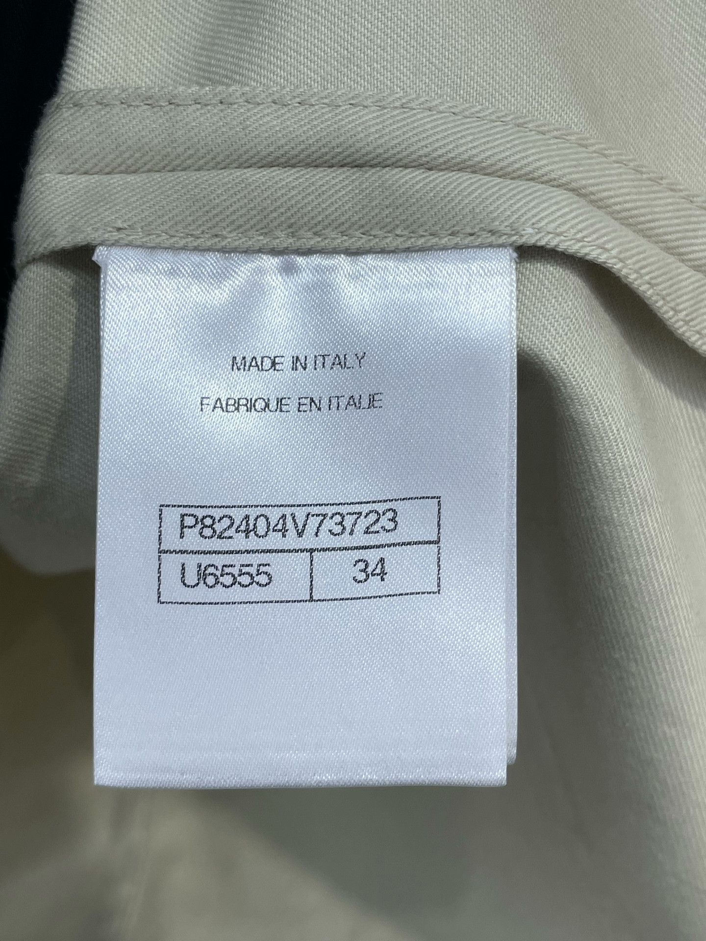 Chanel Chanel 26P Khaki Fitted Jacket Size XXS / US 00 / IT 34 - 7 Thumbnail