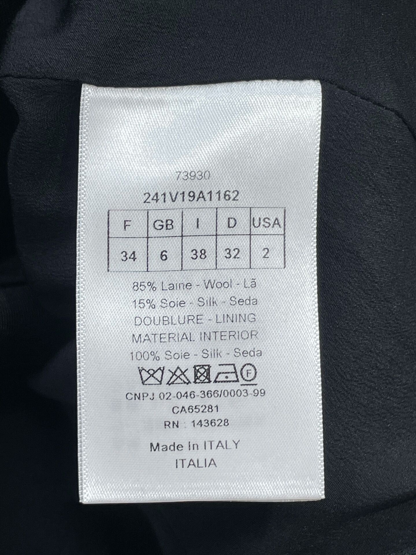 Dior Dior Classic Short Wool Coat Size XXS / US 00 / IT 34 - 6 Thumbnail