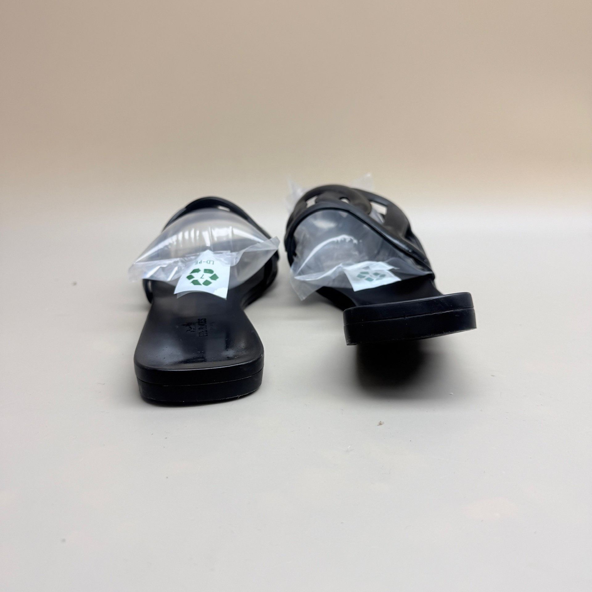 Hermes Hermes Black Pig Nose Slippers Size US 8 / IT 38 - 3 Thumbnail