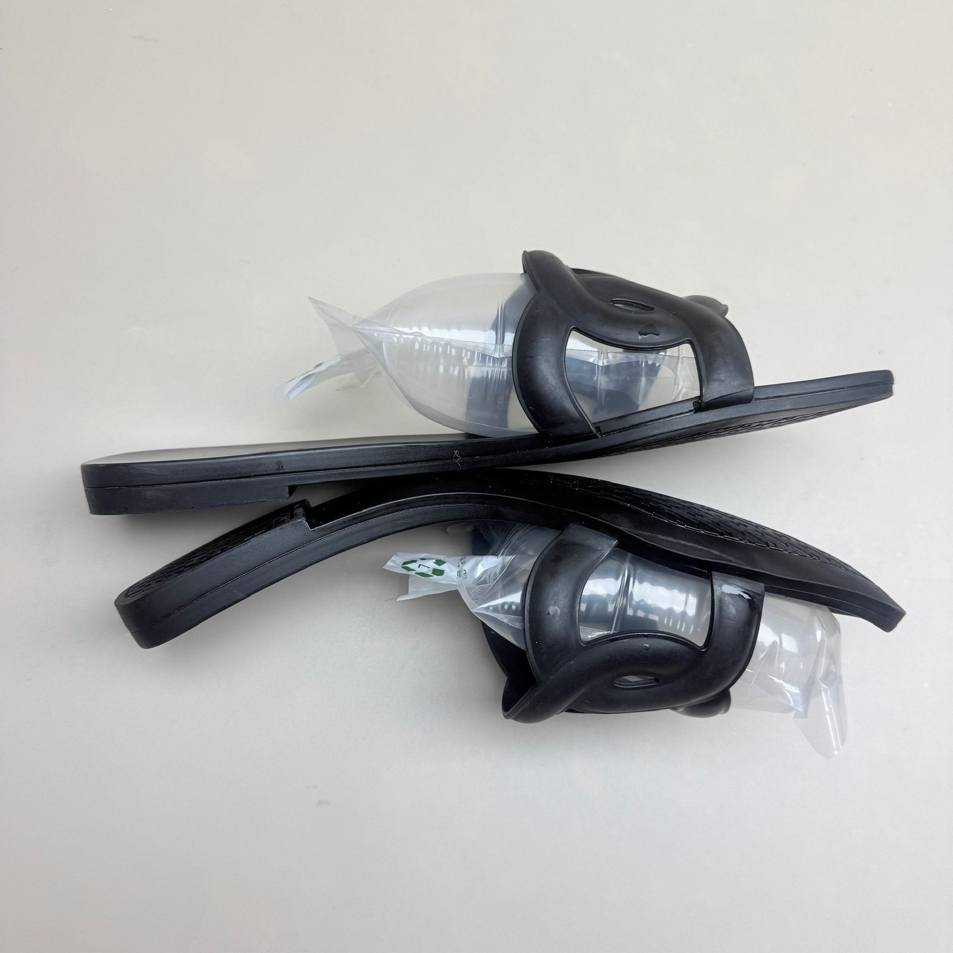 Hermes Hermes Black Pig Nose Slippers Size US 8 / IT 38 - 4 Thumbnail