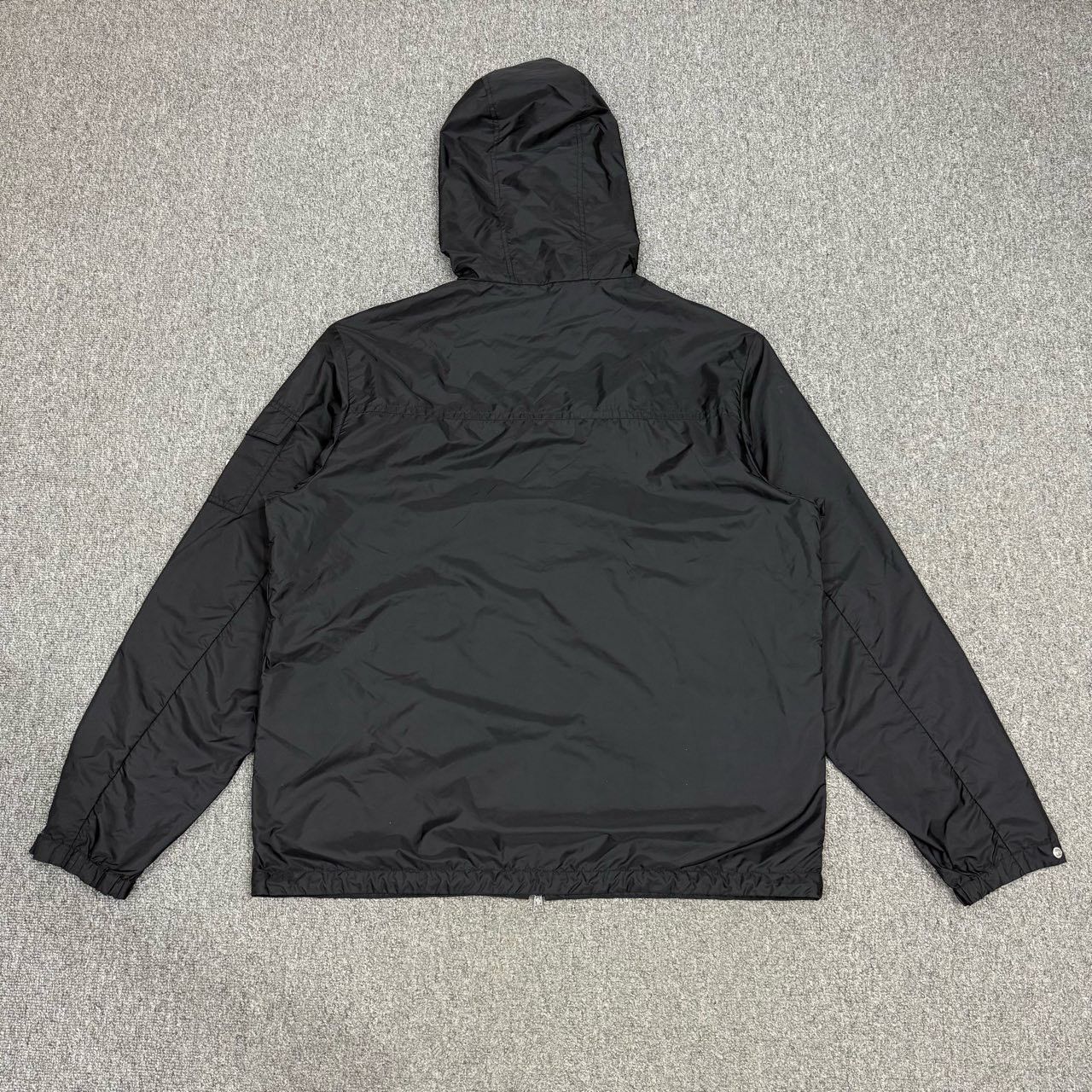Moncler Moncler New Black Arm Logo Zip Jacket Size US XXL / EU 58 / 5 - 2 Thumbnail