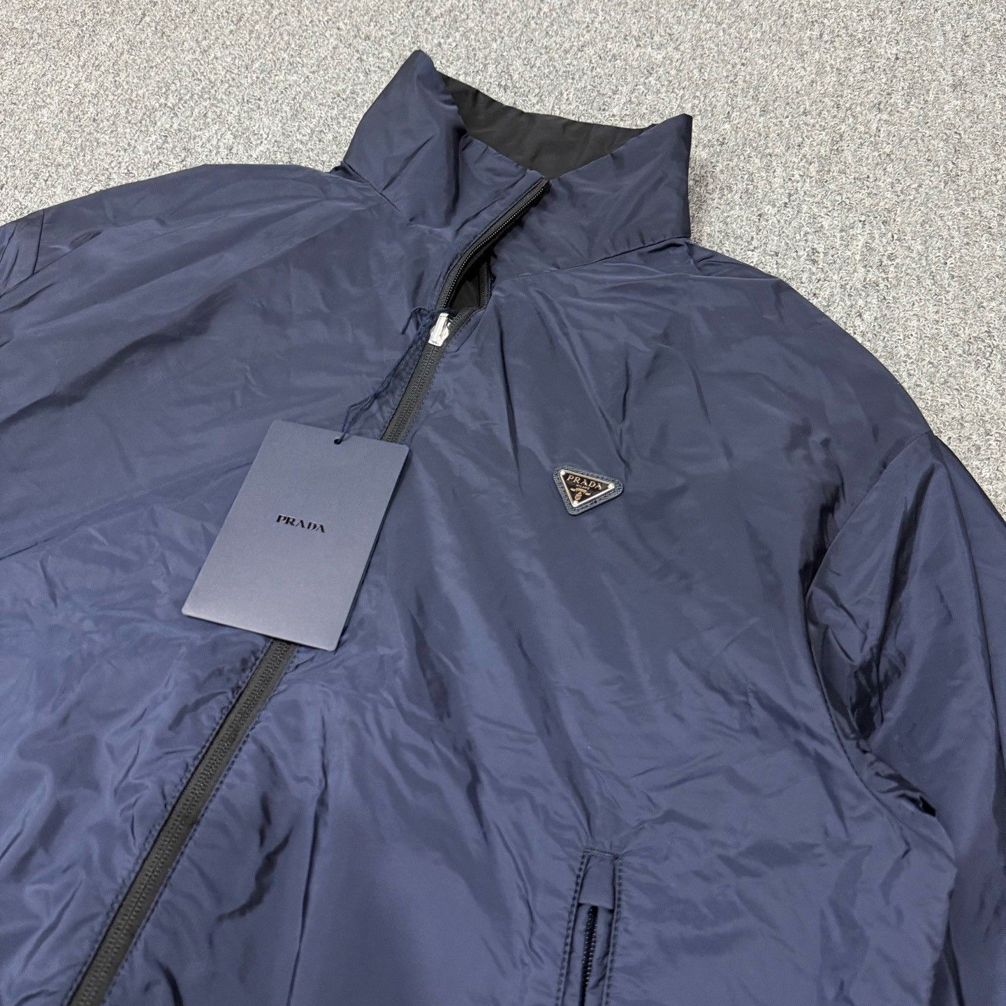 Prada Prada 2026 Reversible Triangle Logo Nylon Jacket Size US S / EU 44-46 / 1 - 3 Thumbnail