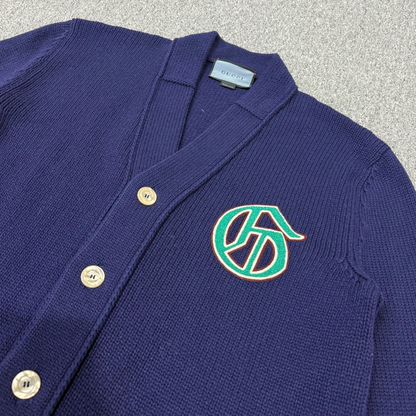Gucci Gucci Blue Knit Cardigan Size US XL / EU 56 / 4 - 3 Thumbnail