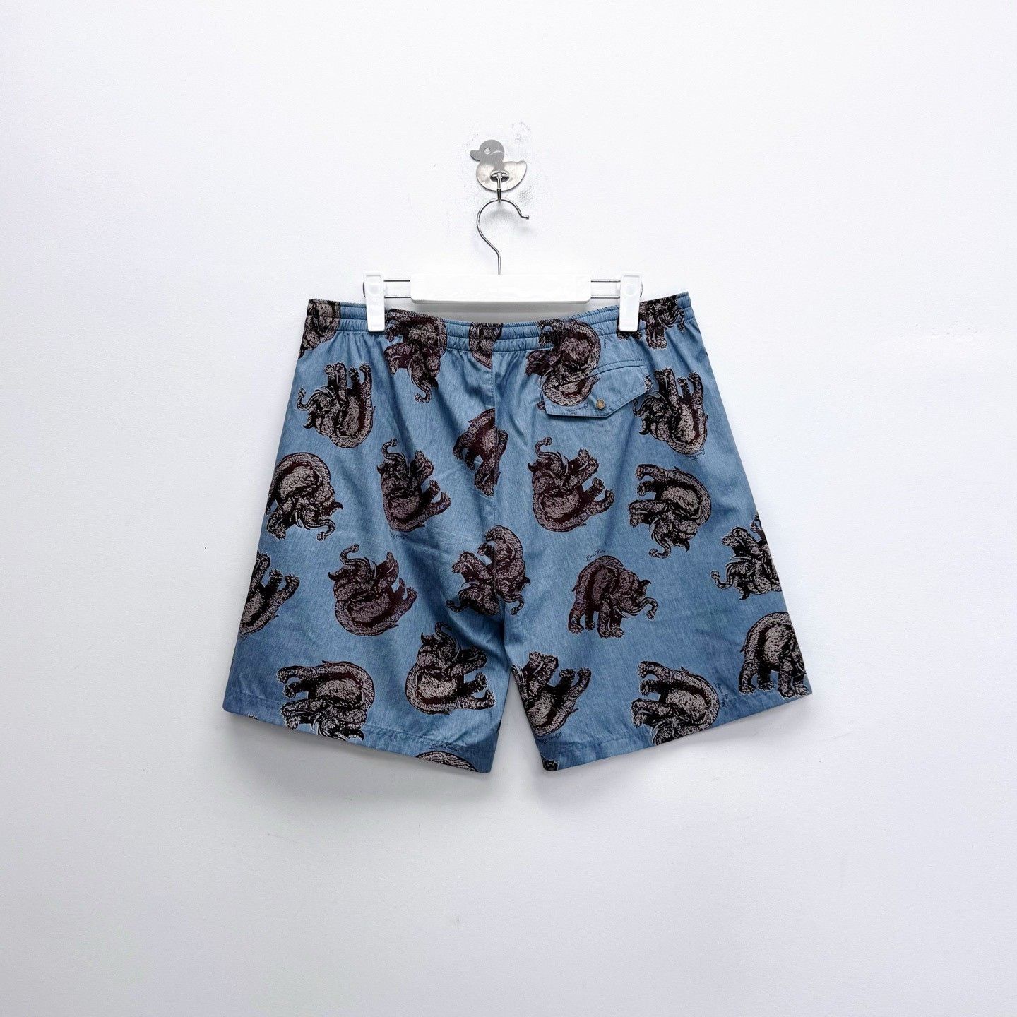 Louis Vuitton Louis Vuitton Light Blue Zoo Print Shorts Size US 32 / EU 48 - 2 Thumbnail