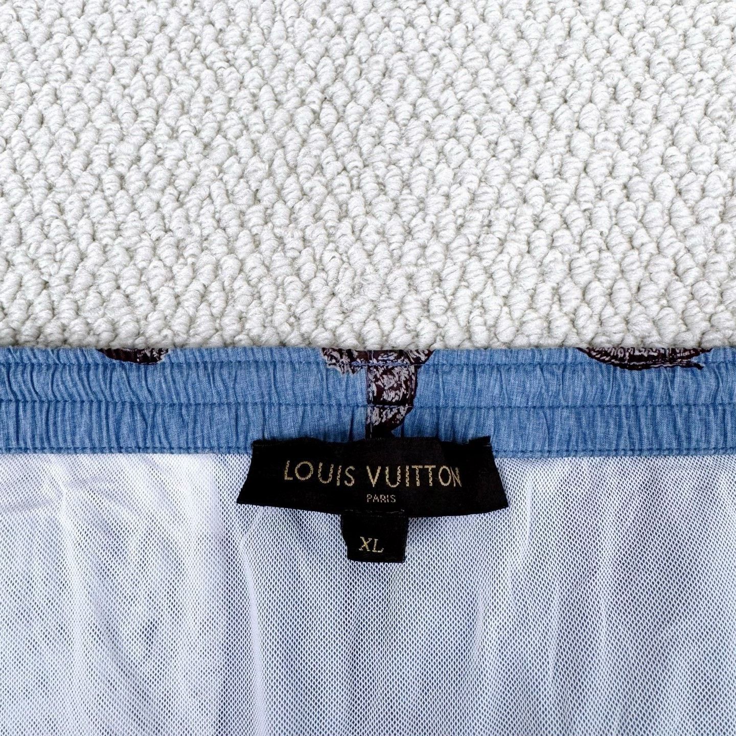 Louis Vuitton Louis Vuitton Light Blue Zoo Print Shorts Size US 32 / EU 48 - 3 Thumbnail