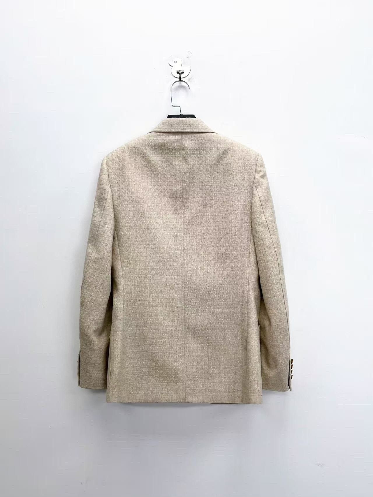 Gucci Gucci FW22 Beige Silk-Lined Blazer Size US S / EU 44-46 / 1 - 2 Thumbnail