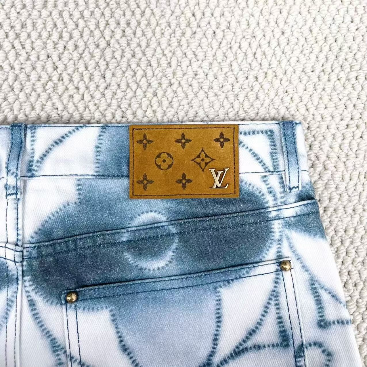 Louis Vuitton Louis Vuitton SS23 Monogram Tie-Dye Denim Pants Size US 30 / EU 46 - 4 Thumbnail