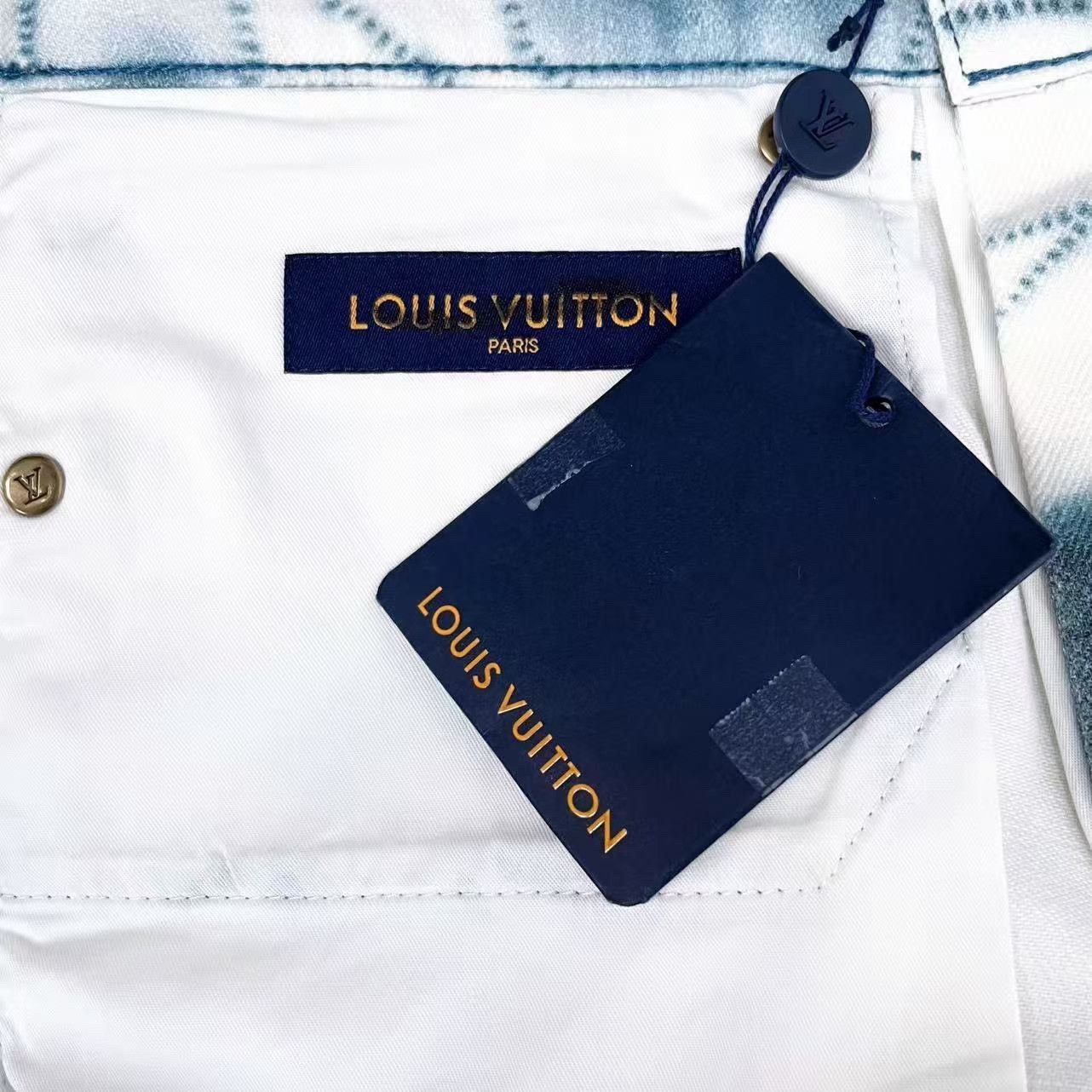 Louis Vuitton Louis Vuitton SS23 Monogram Tie-Dye Denim Pants Size US 30 / EU 46 - 3 Thumbnail