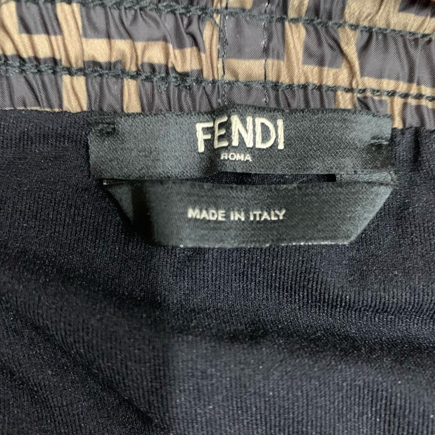 Fendi Fendi Brown Monogram Print Shorts Size US 34 / EU 50 - 6 Thumbnail