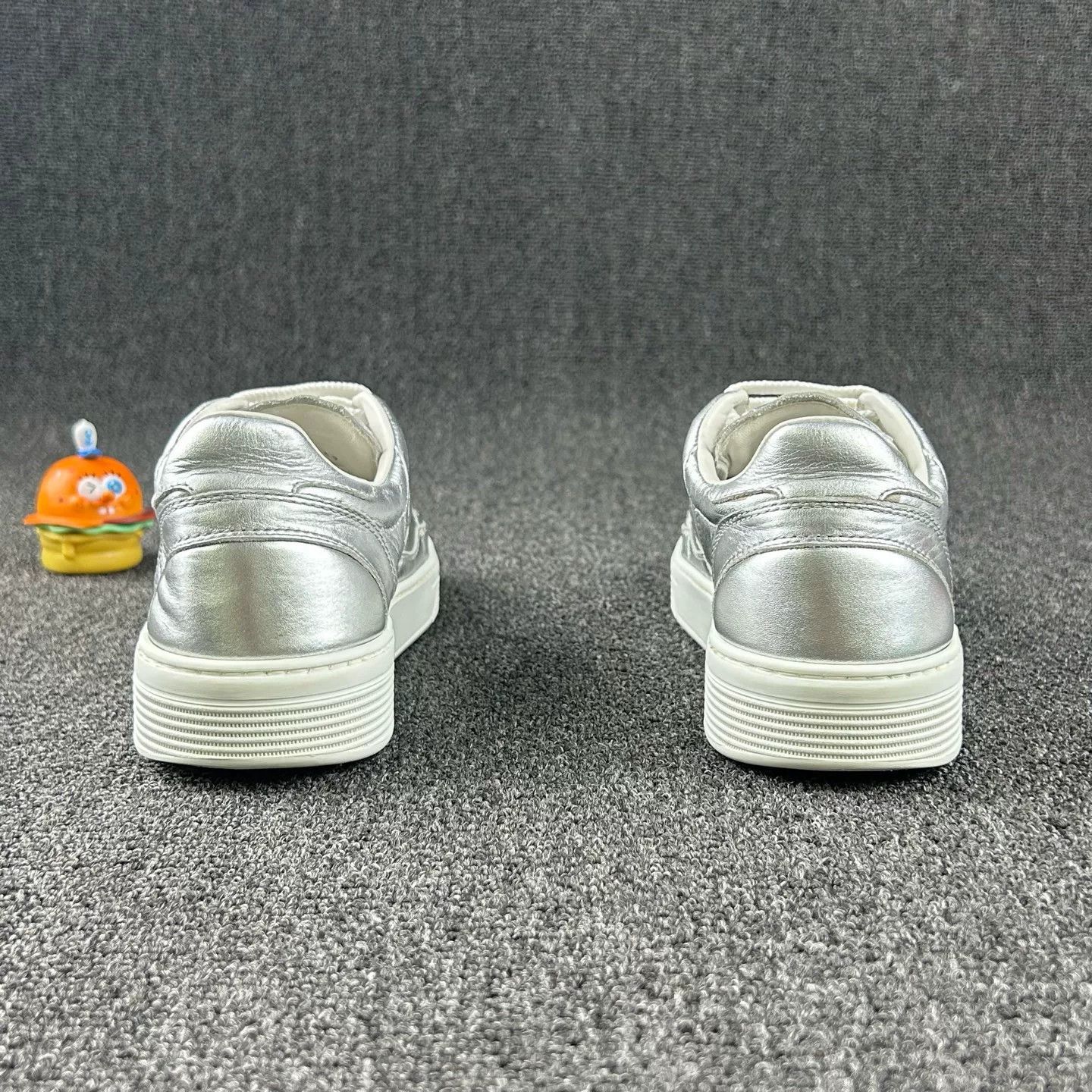 Chanel Chanel Silver Sneakers Size US 8 / IT 38 - 5 Thumbnail