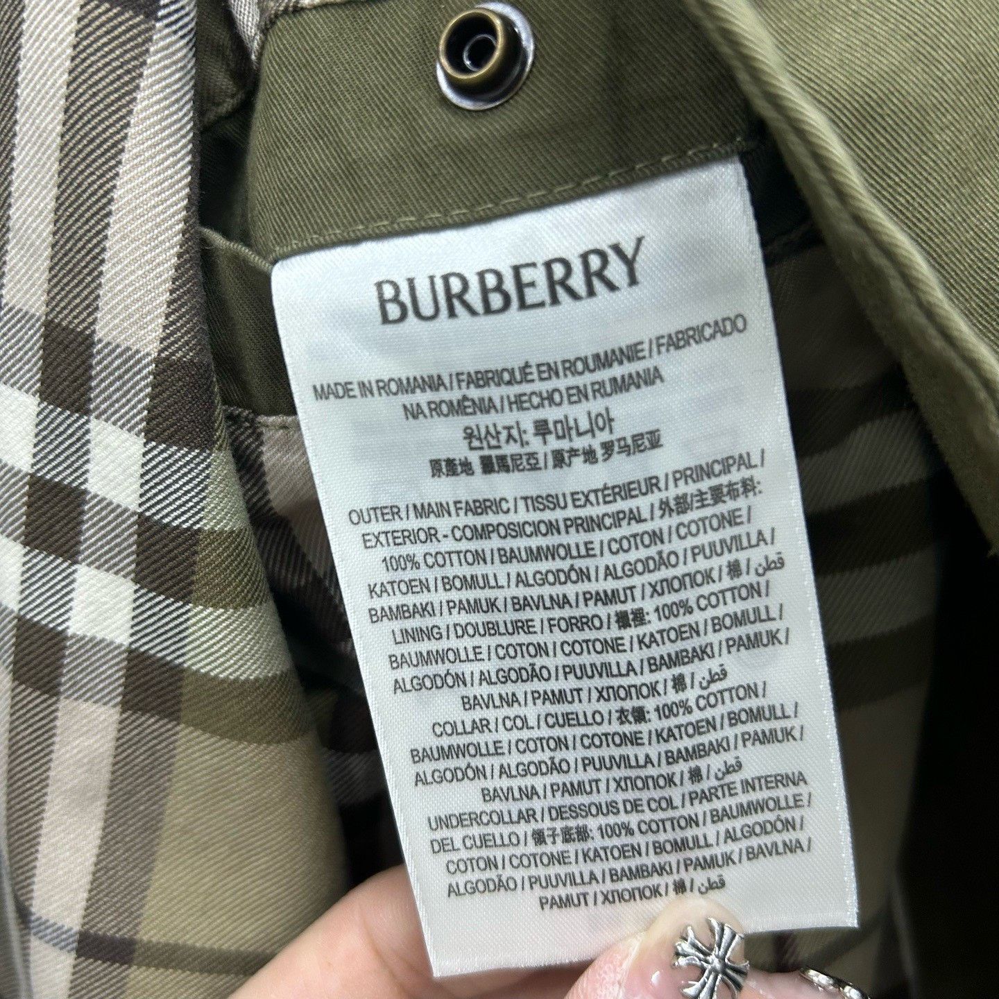 Burberry Burberry Collared Long-Sleeve Short Jacket Size S / US 4 / IT 40 - 4 Thumbnail