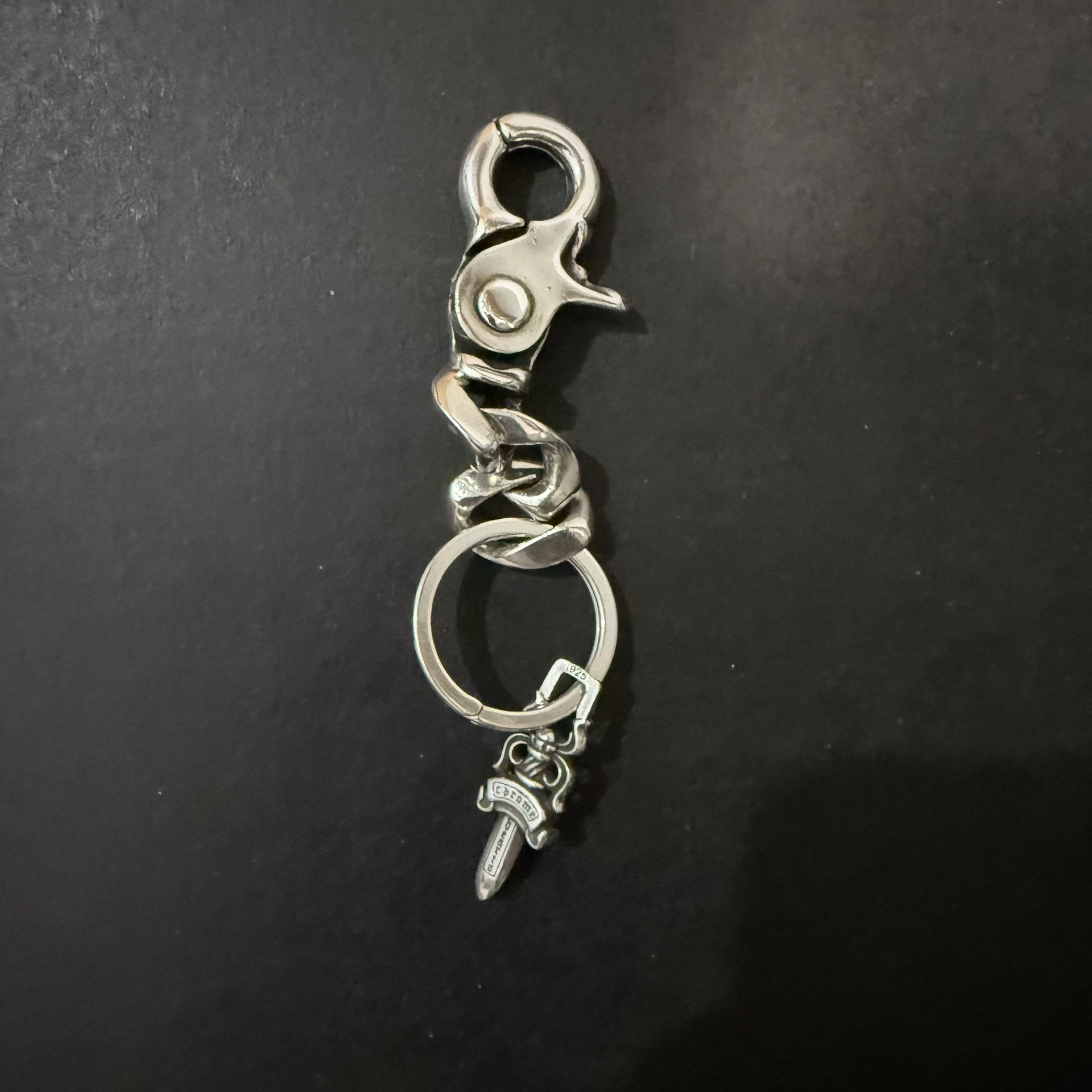 Chrome Hearts Chrome Hearts Lobster Clasp Twisted Chain Sword Keychain Size ONE SIZE - 2 Thumbnail