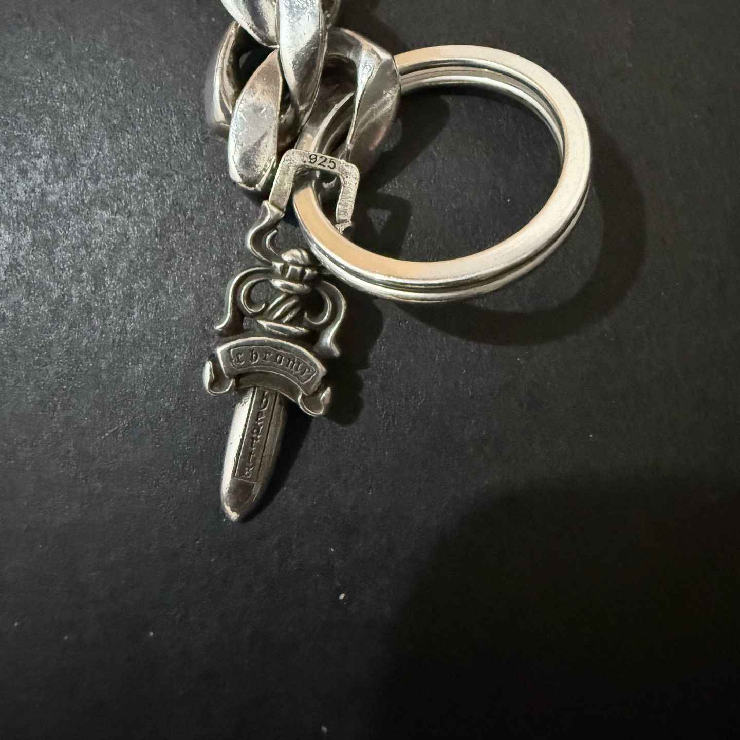 Chrome Hearts Chrome Hearts Lobster Clasp Twisted Chain Sword Keychain Size ONE SIZE - 5 Thumbnail