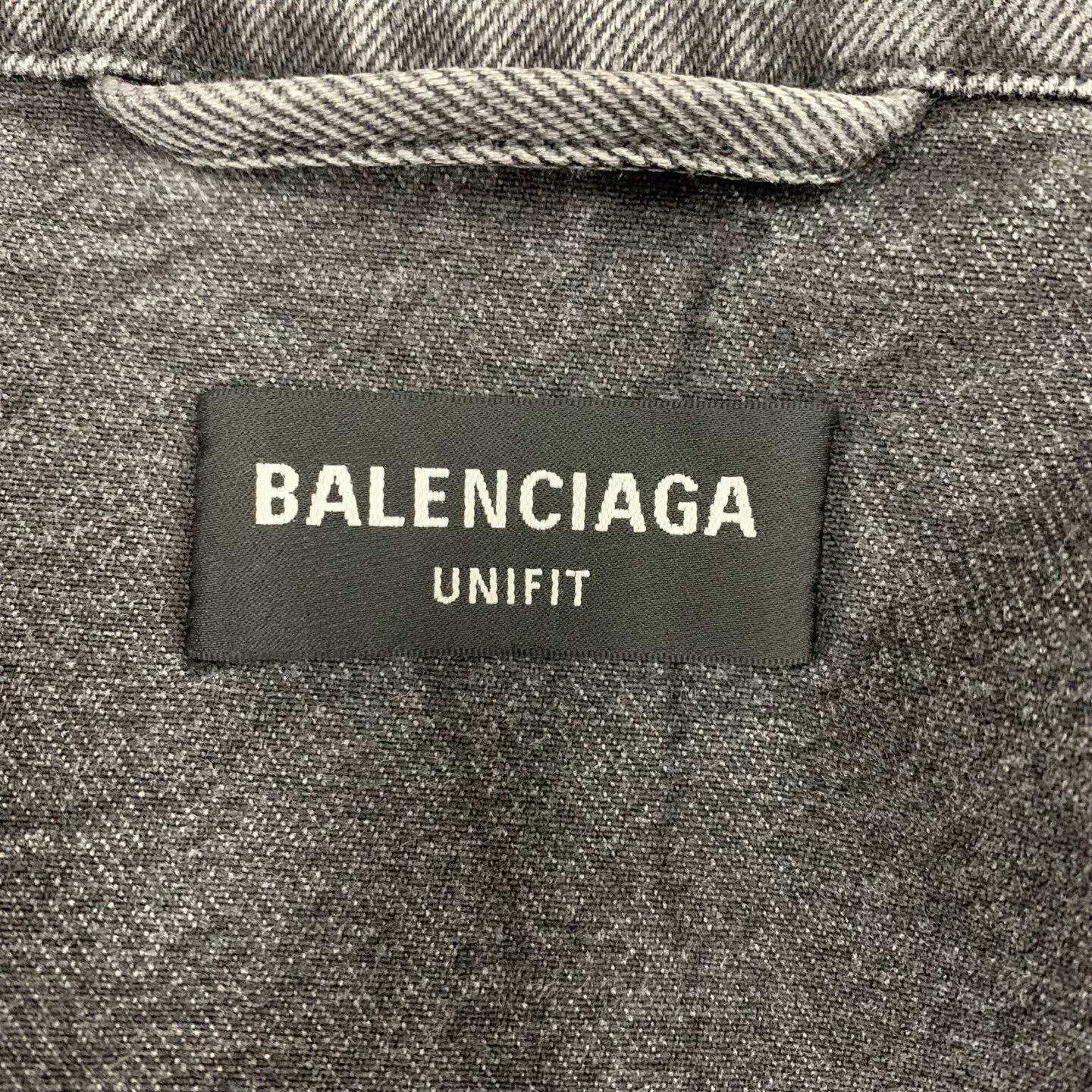 Balenciaga Balenciaga Embroidered Washed Denim Jacket Size US S / EU 44-46 / 1 - 6 Thumbnail