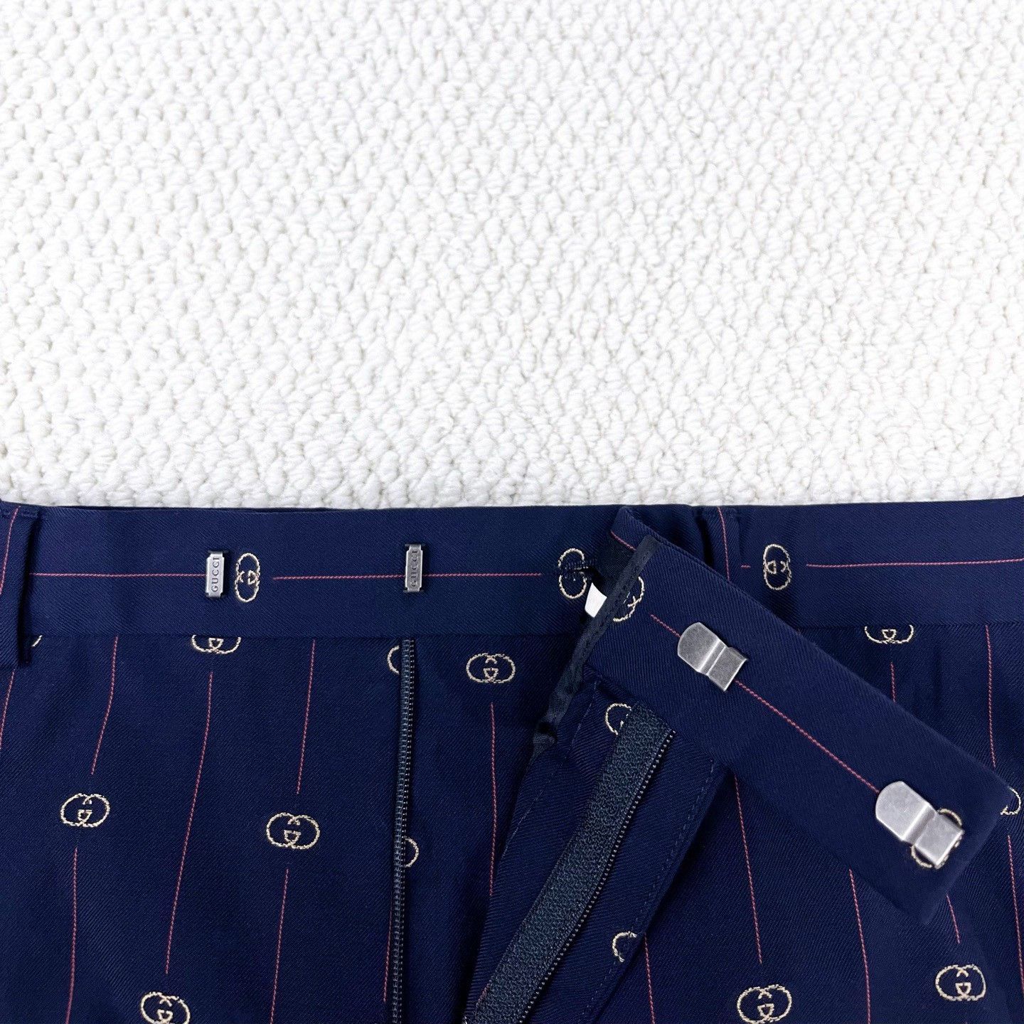 Gucci Gucci SS23 Double G Wool Trousers Size US 36 / EU 52 - 4 Thumbnail
