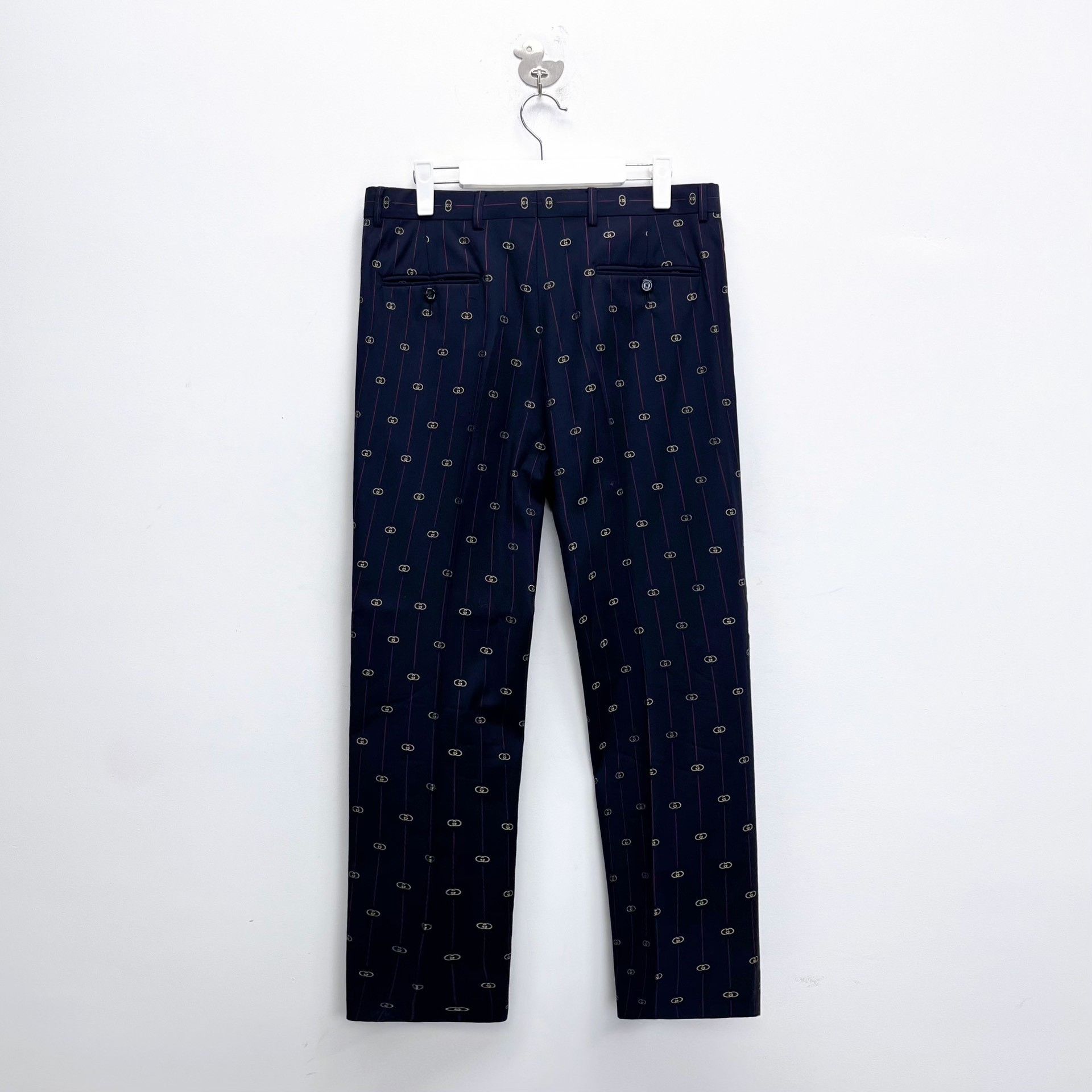 Gucci Gucci SS23 Double G Wool Trousers Size US 36 / EU 52 - 2 Thumbnail