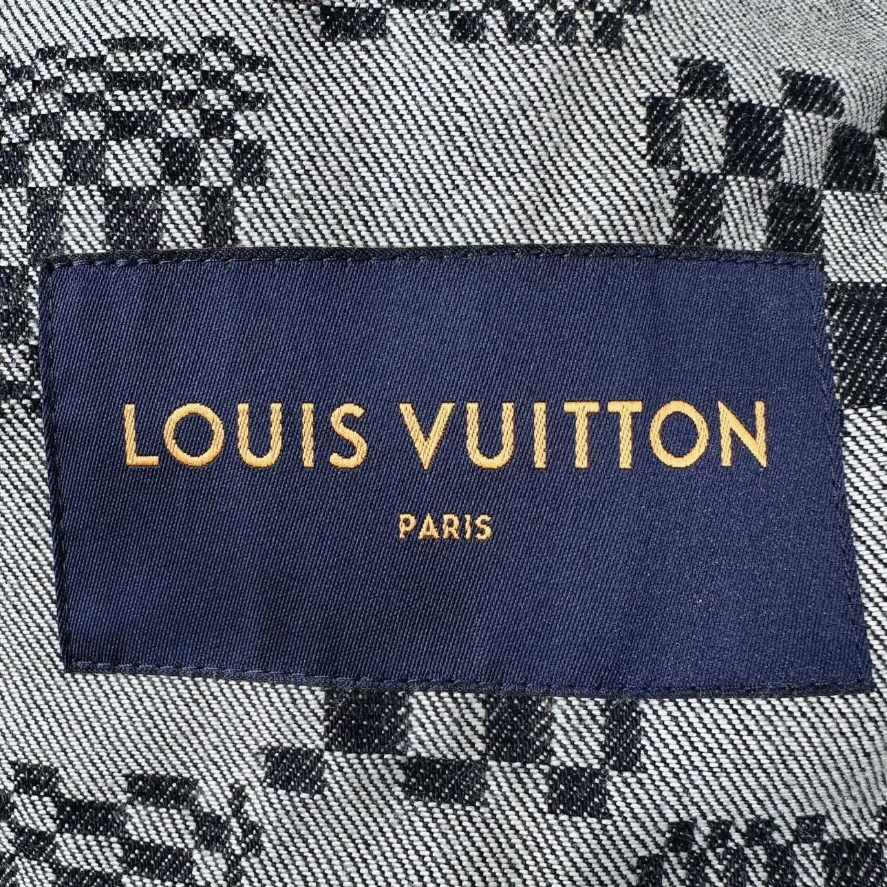 Louis Vuitton Louis Vuitton Damier Monogram Denim Jacket Size US M / EU 48-50 / 2 - 4 Thumbnail