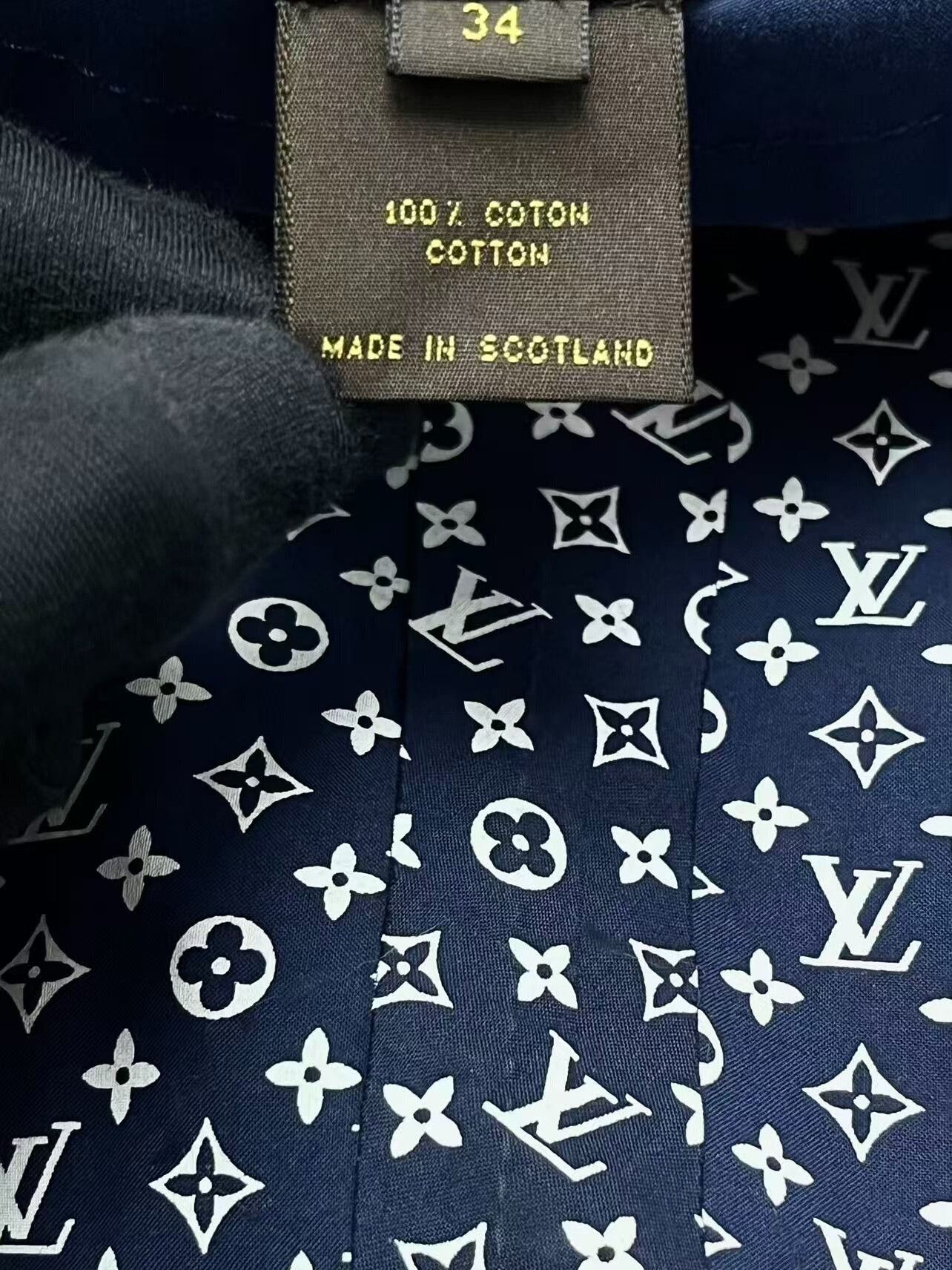 Louis Vuitton Louis Vuitton Blue Zip Jacket Size XXS / US 00 / IT 34 - 7 Thumbnail