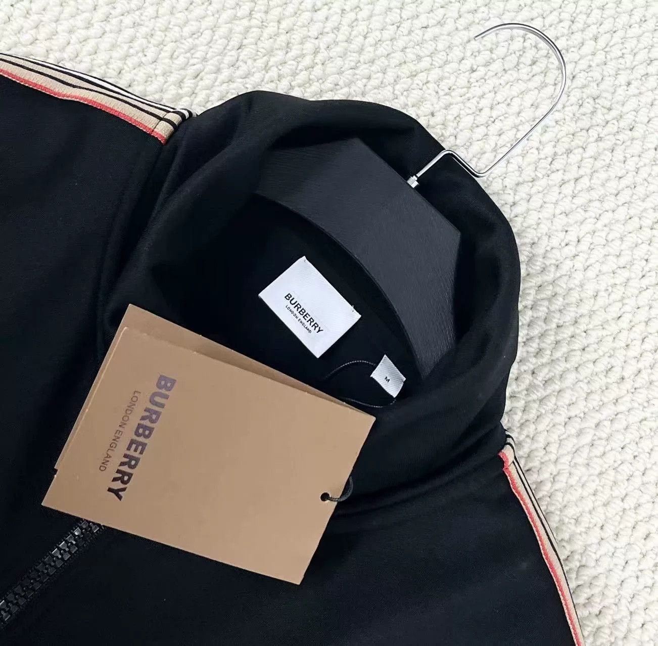 Burberry Burberry Black Check Logo Tech Jacket Size US M / EU 48-50 / 2 - 3 Thumbnail
