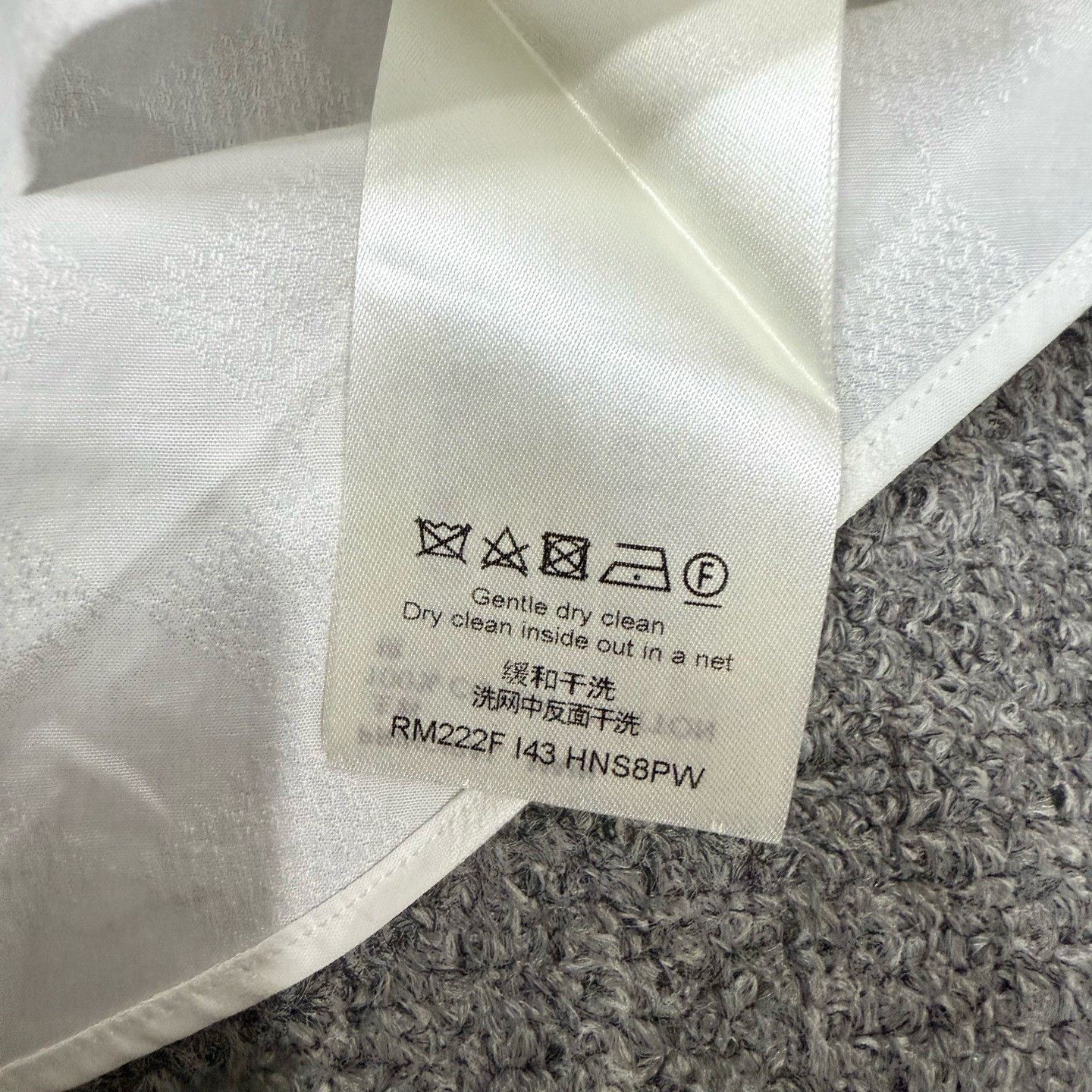 Louis Vuitton Louis Vuitton White Long-Sleeve Shirt 42 Size US XS / EU 42 / 0 - 4 Thumbnail