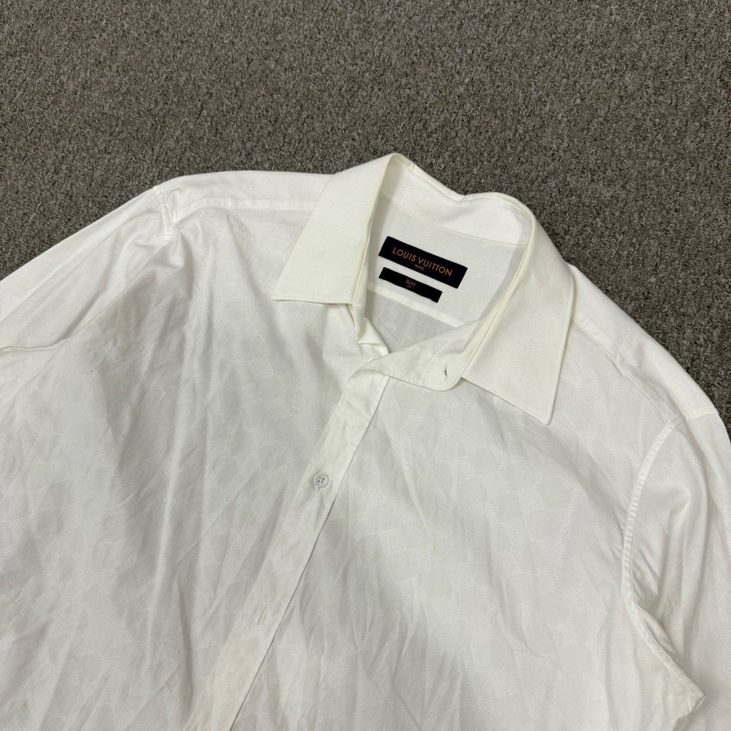 Louis Vuitton Louis Vuitton White Long-Sleeve Shirt 42 Size US XS / EU 42 / 0 - 3 Thumbnail