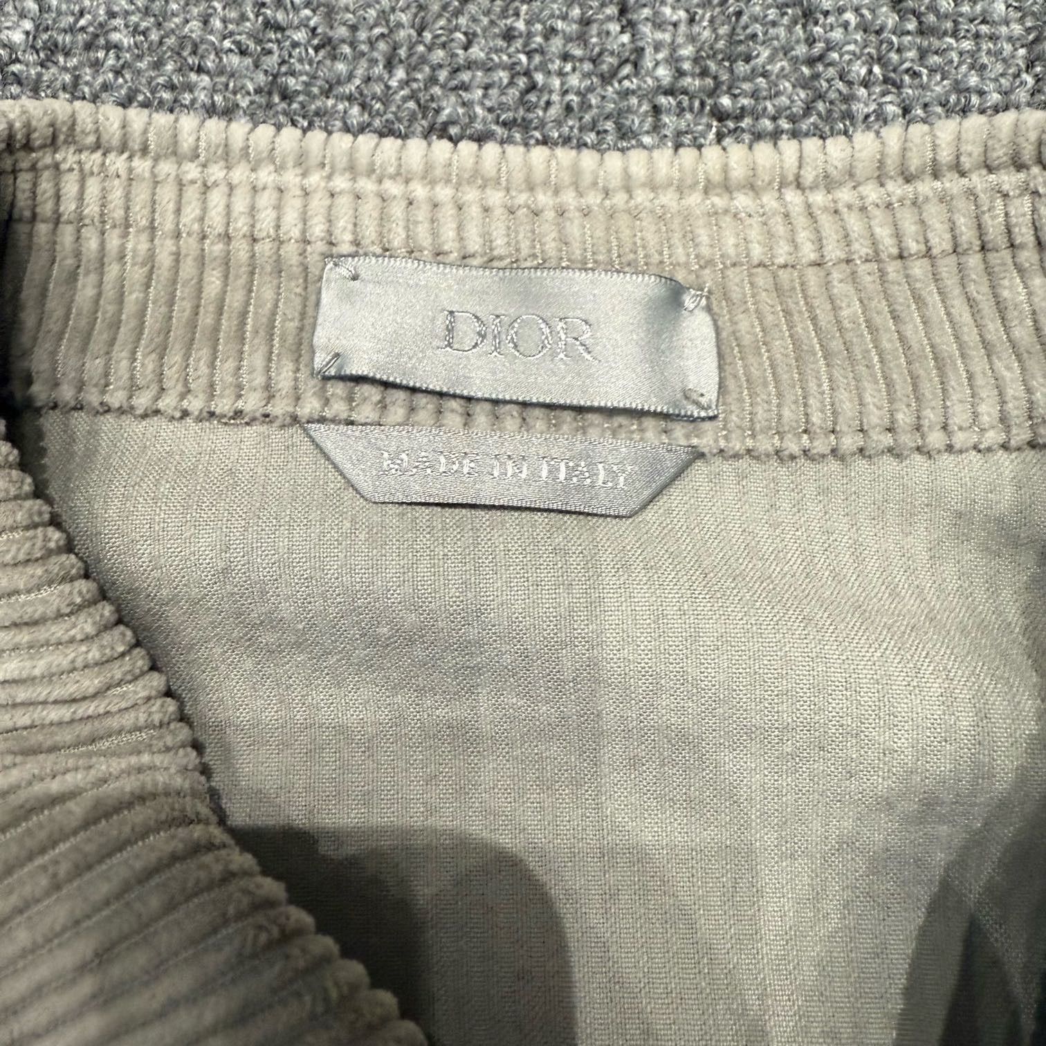 Dior Dior Gray Corduroy Shirt Jacket Size US XS / EU 42 / 0 - 7 Thumbnail