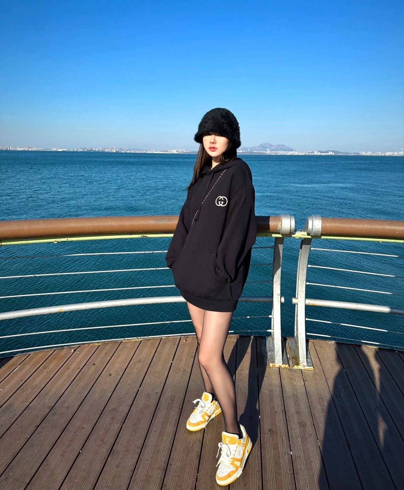 Gucci Gucci FW23 Black Embroidered Double G Hoodie Size US XXS / EU 40 - 8 Thumbnail