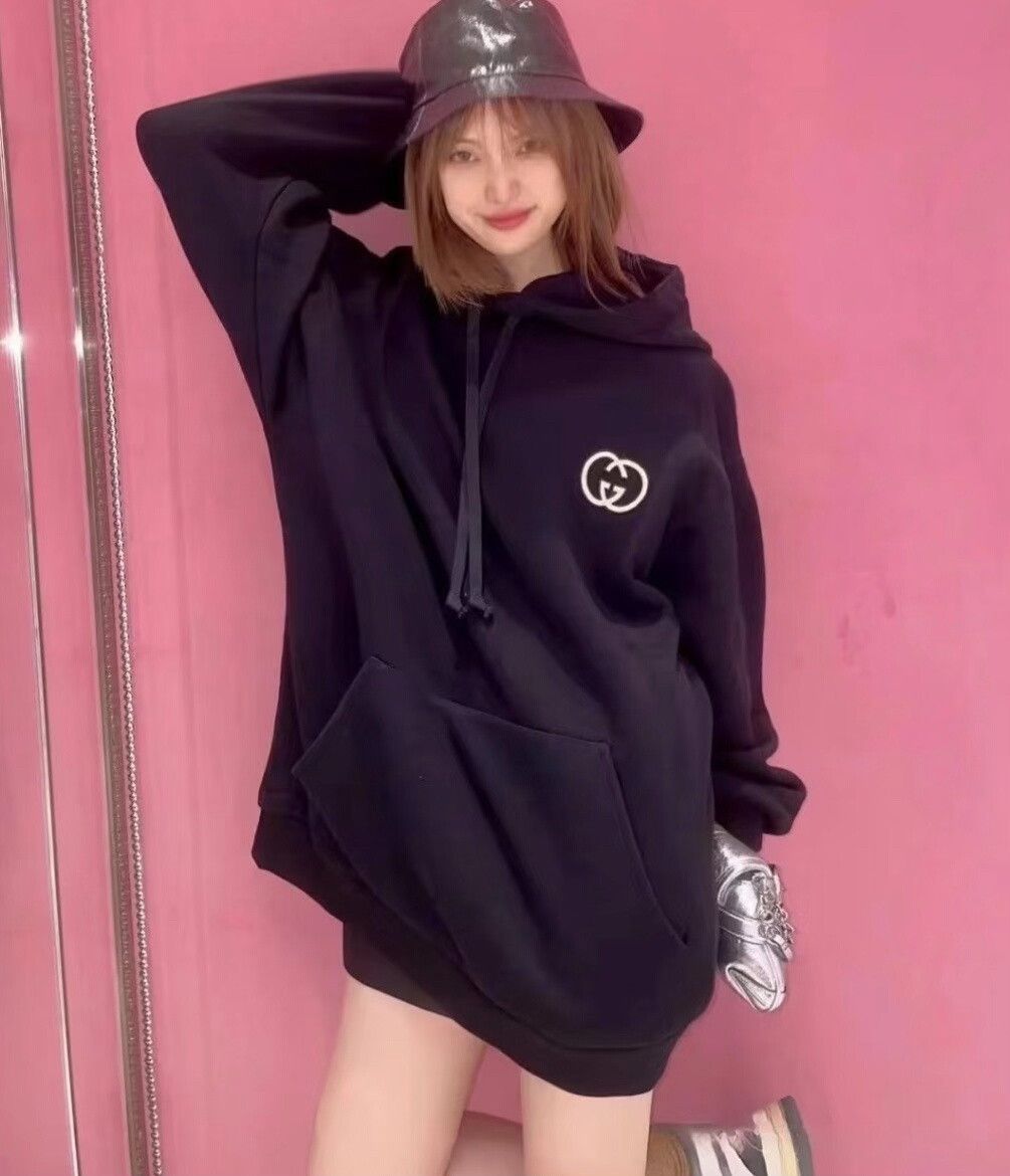 Gucci Gucci FW23 Black Embroidered Double G Hoodie Size US XXS / EU 40 - 9 Thumbnail