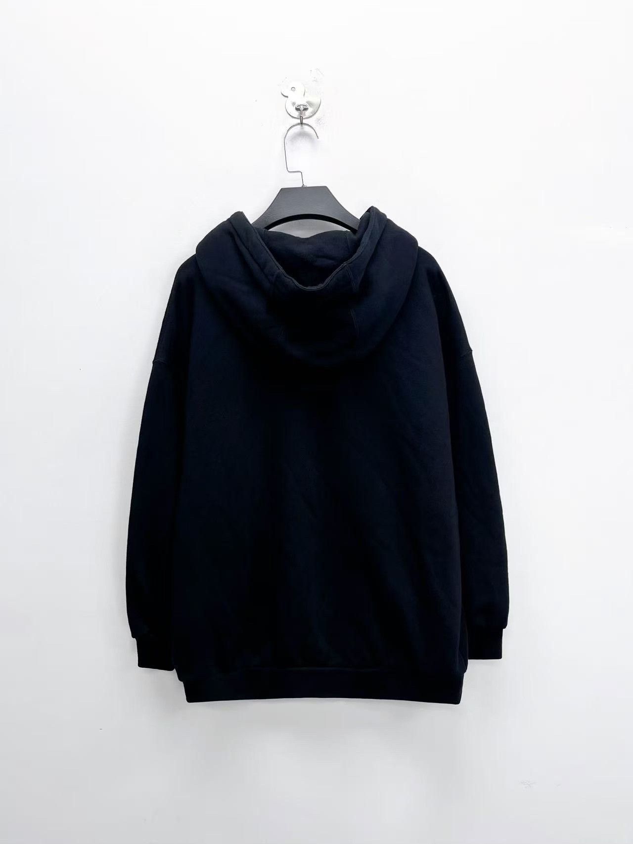 Gucci Gucci FW23 Black Embroidered Double G Hoodie Size US XXS / EU 40 - 2 Thumbnail