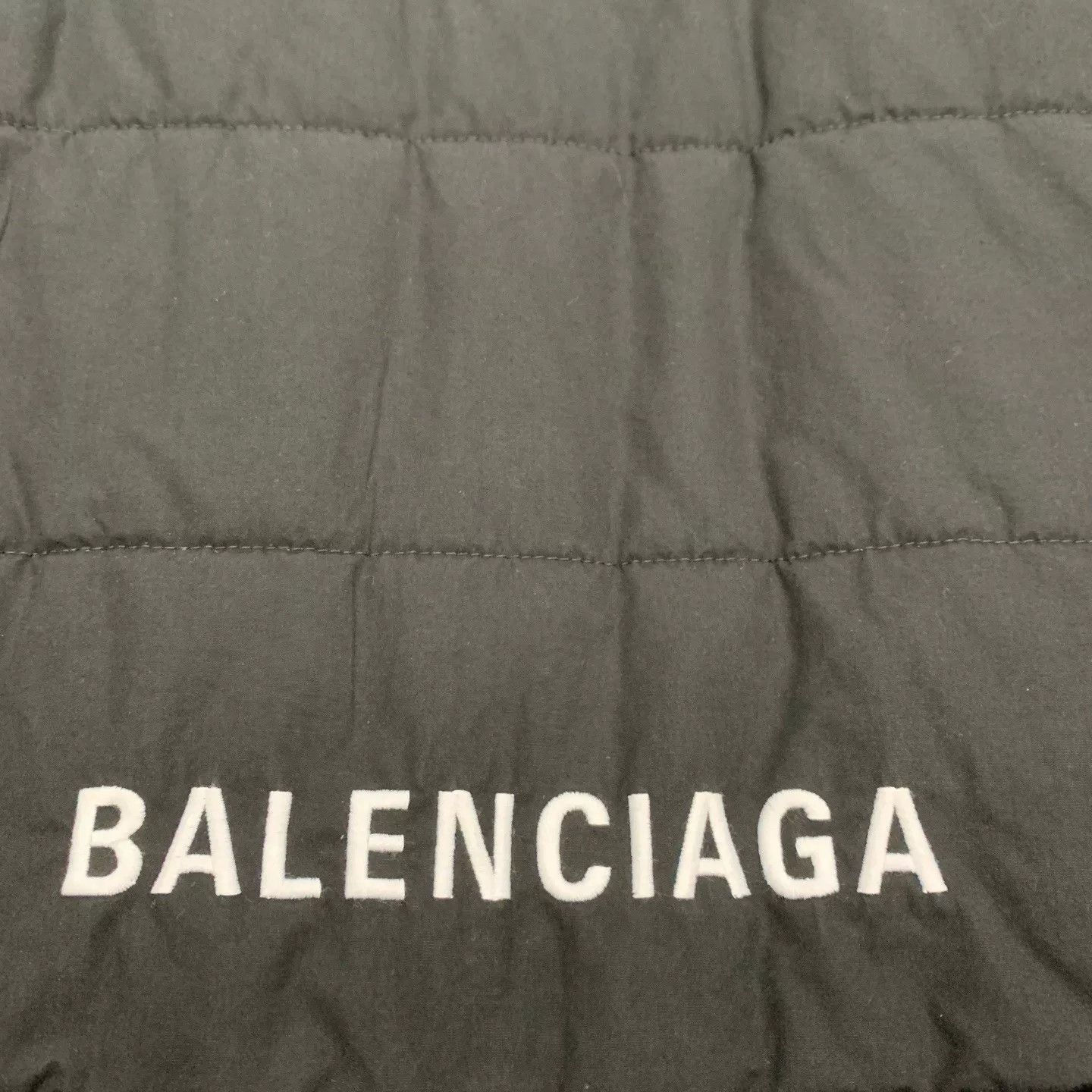 Balenciaga Balenciaga Black Logo Cotton Jacket Size US L / EU 52-54 / 3 - 8 Thumbnail