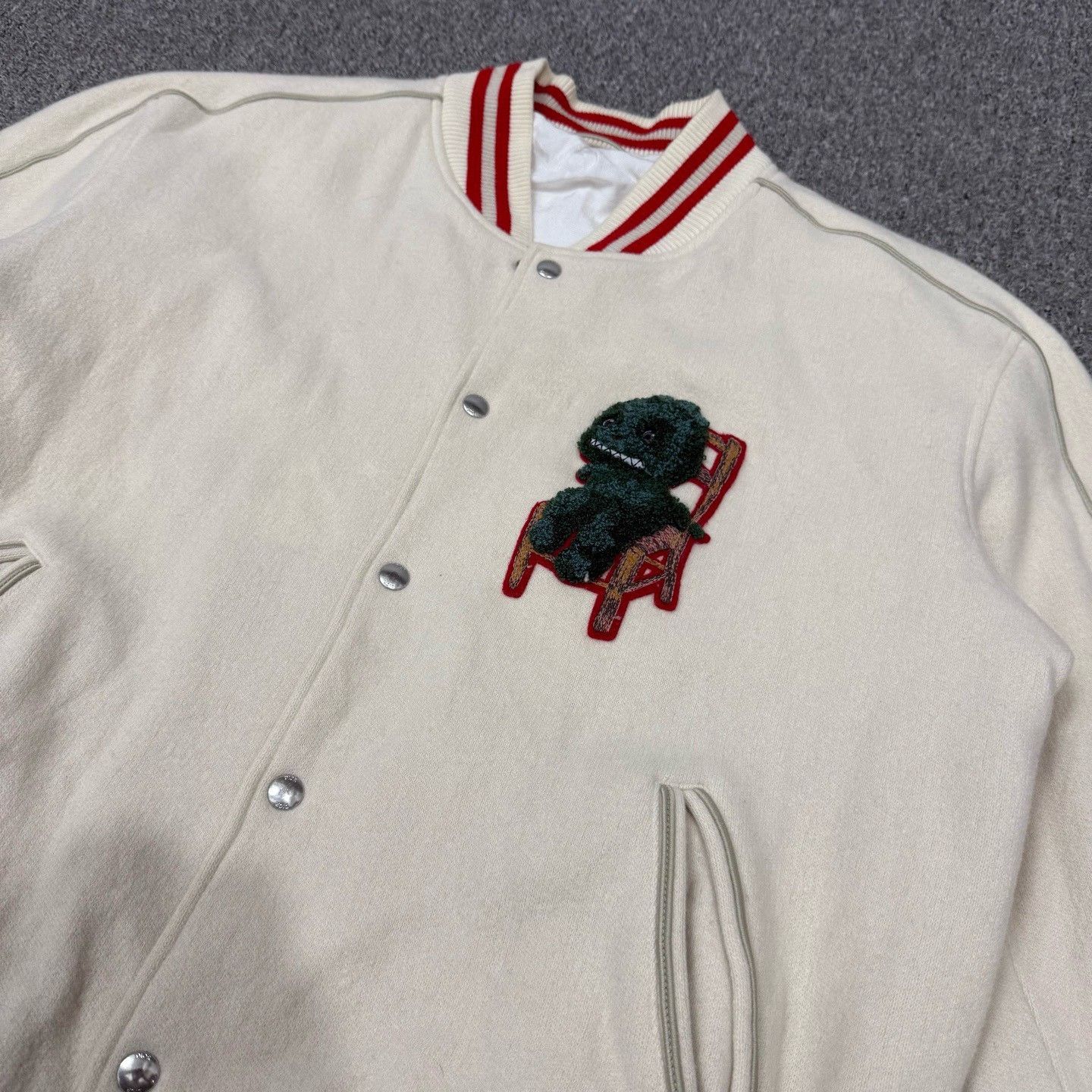 Dior Dior Dragon Year Limited Wool Baseball Jacket Size US L / EU 52-54 / 3 - 3 Thumbnail