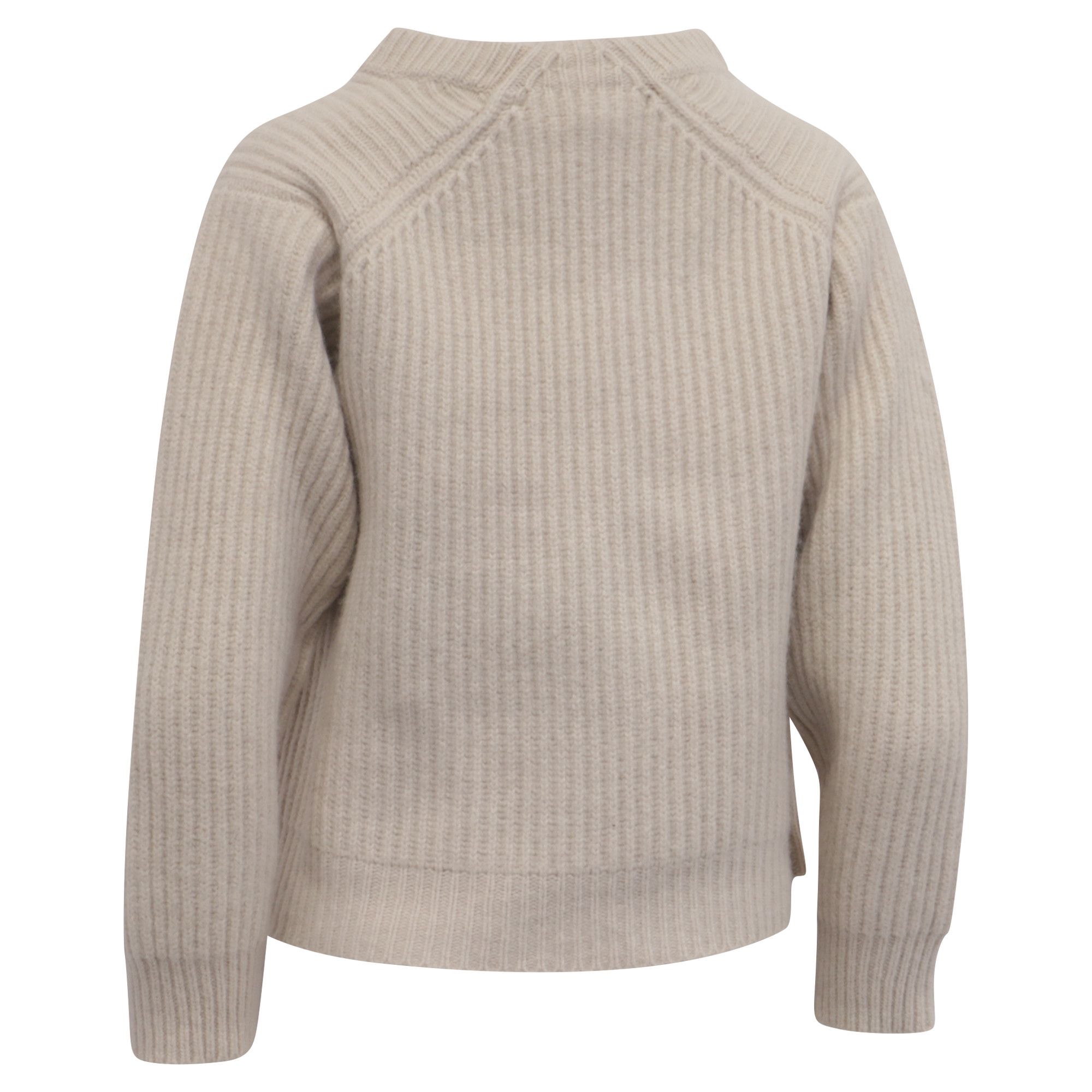 Acne Studios Acne Studios Rib Knit Sweater in Ecru Wool Size S / US 4 / IT 40 - 4 Thumbnail