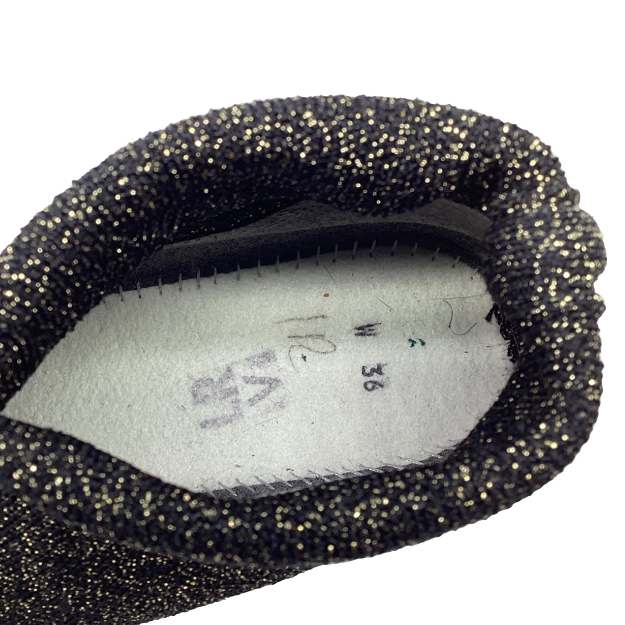 Balenciaga Balenciaga Speed Glittered Trainer Shoes in Black Polyester Size US 6 / IT 36 - 10 Thumbnail
