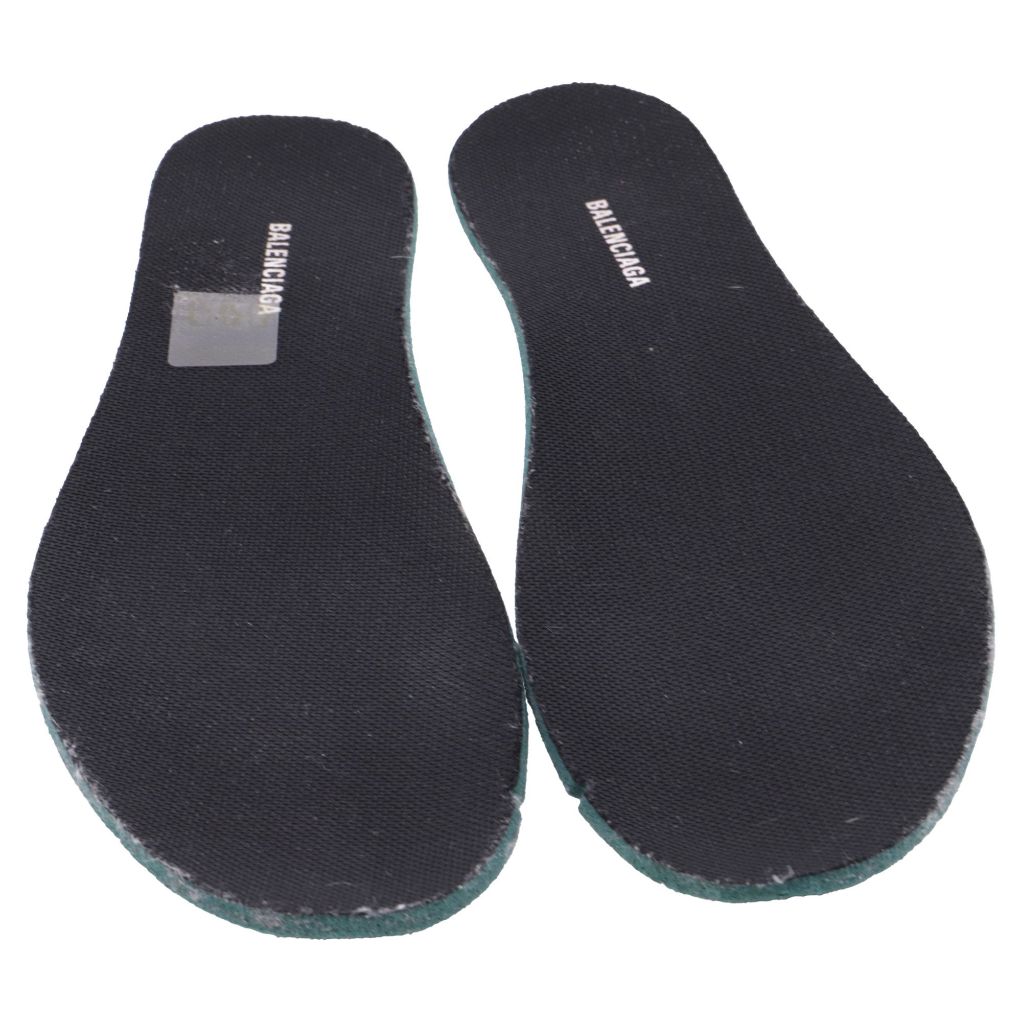 Balenciaga Balenciaga Speed Glittered Trainer Shoes in Black Polyester Size US 6 / IT 36 - 8 Thumbnail