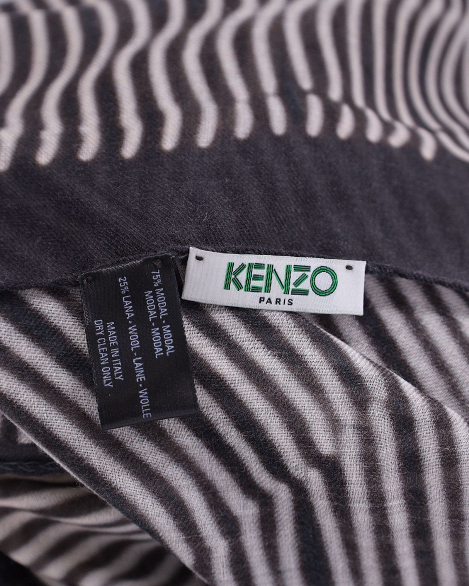 Kenzo Kenzo Printed Scarf in Brown Modal Size ONE SIZE - 5 Thumbnail