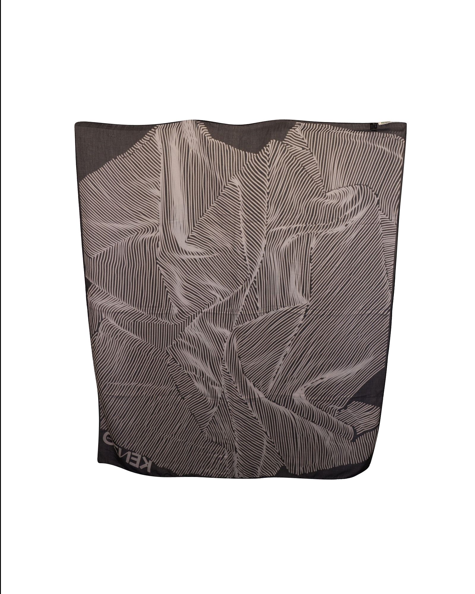 Kenzo Kenzo Printed Scarf in Brown Modal Size ONE SIZE - 3 Thumbnail